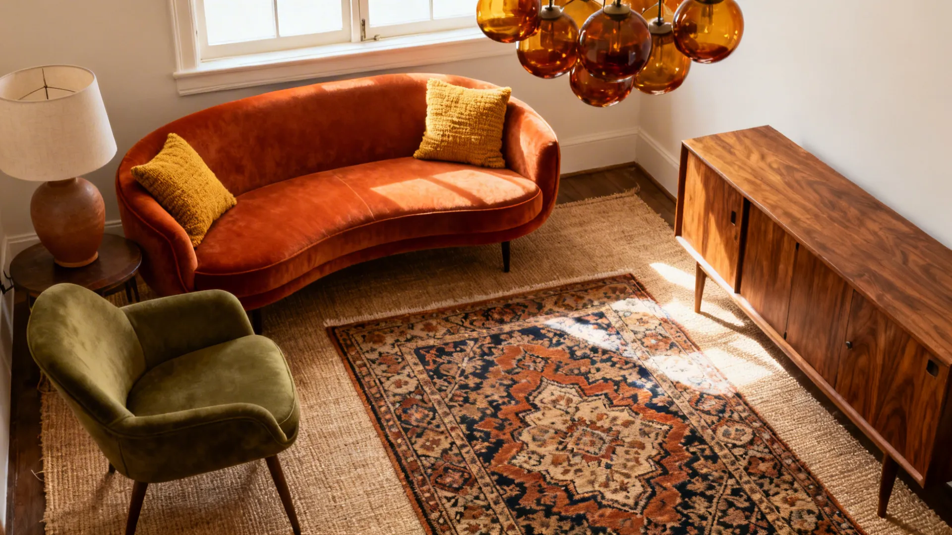 Retro 70s Living Room Ideas — 5 Inspo: How to recreate a 'That '70s Show' living room vibe in a modern small space