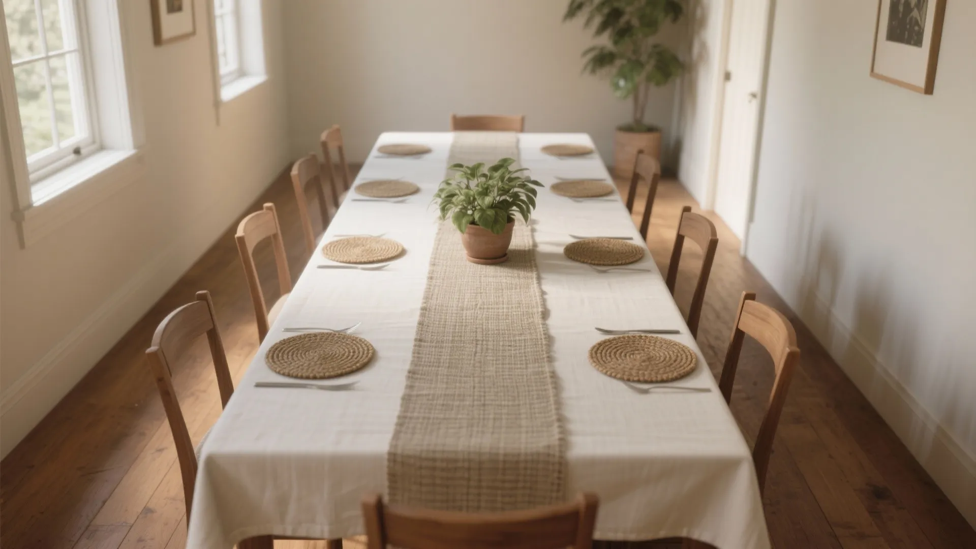 70 x 110 Dining Room Tablecloth — 5 Styling Ideas: Creative, practical ways to style a 70 x 110 tablecloth for small dining spaces