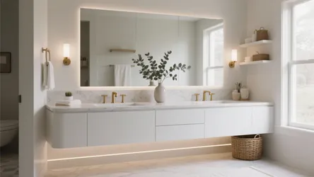 5 Smart Ideas for a 72-inch White Bathroom Vanity