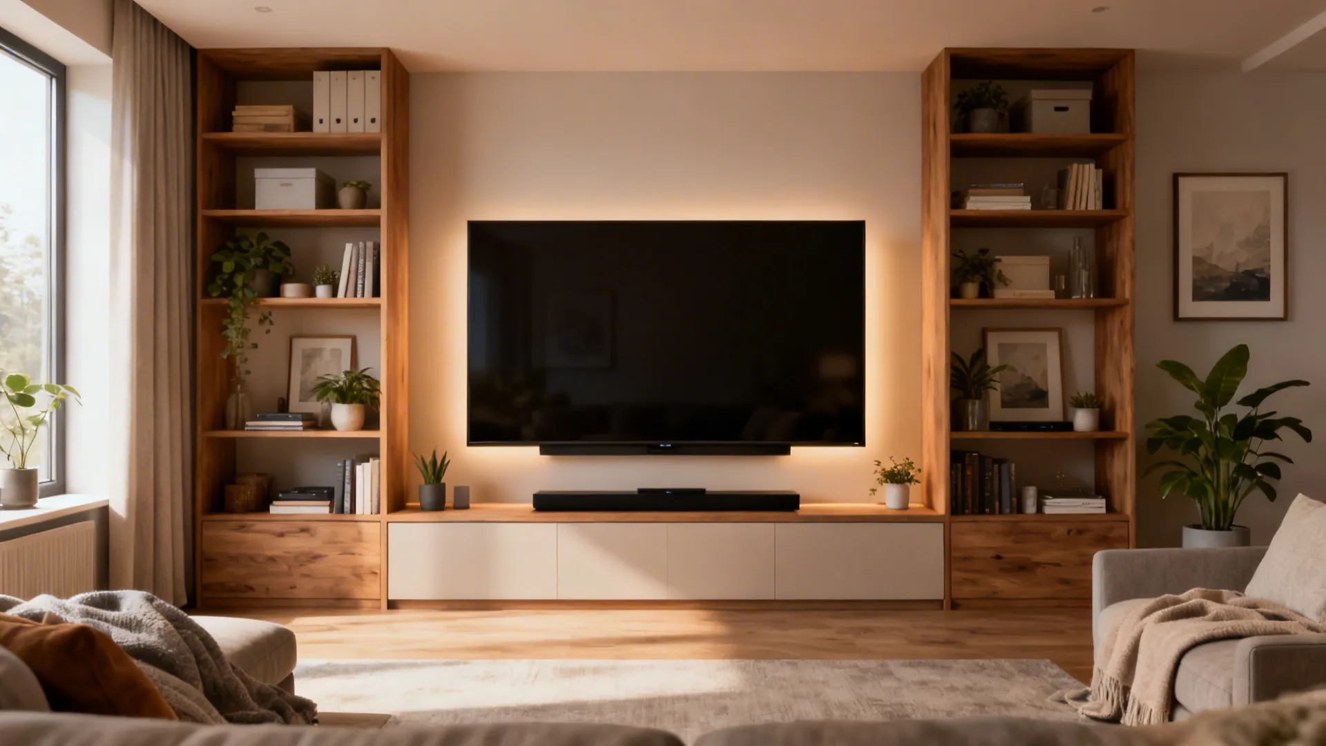 75-inch TV Living Room Ideas: Big-screen style: 5 compact and chic layouts for a 75-inch TV