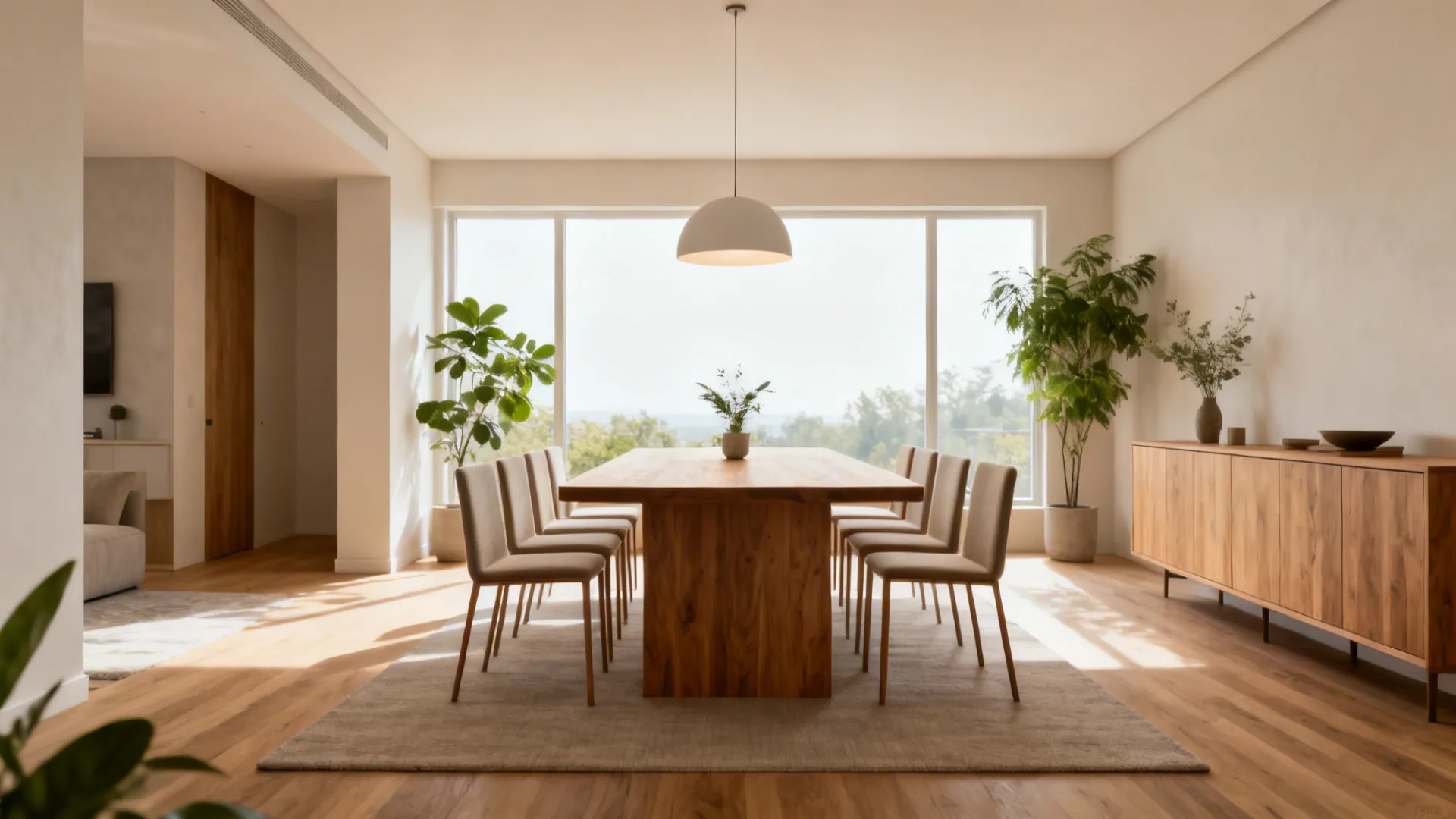 Dining room size for 8 person table: 5 space-smart ideas
