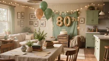 8 DIY 80th Birthday Decorations Ideas