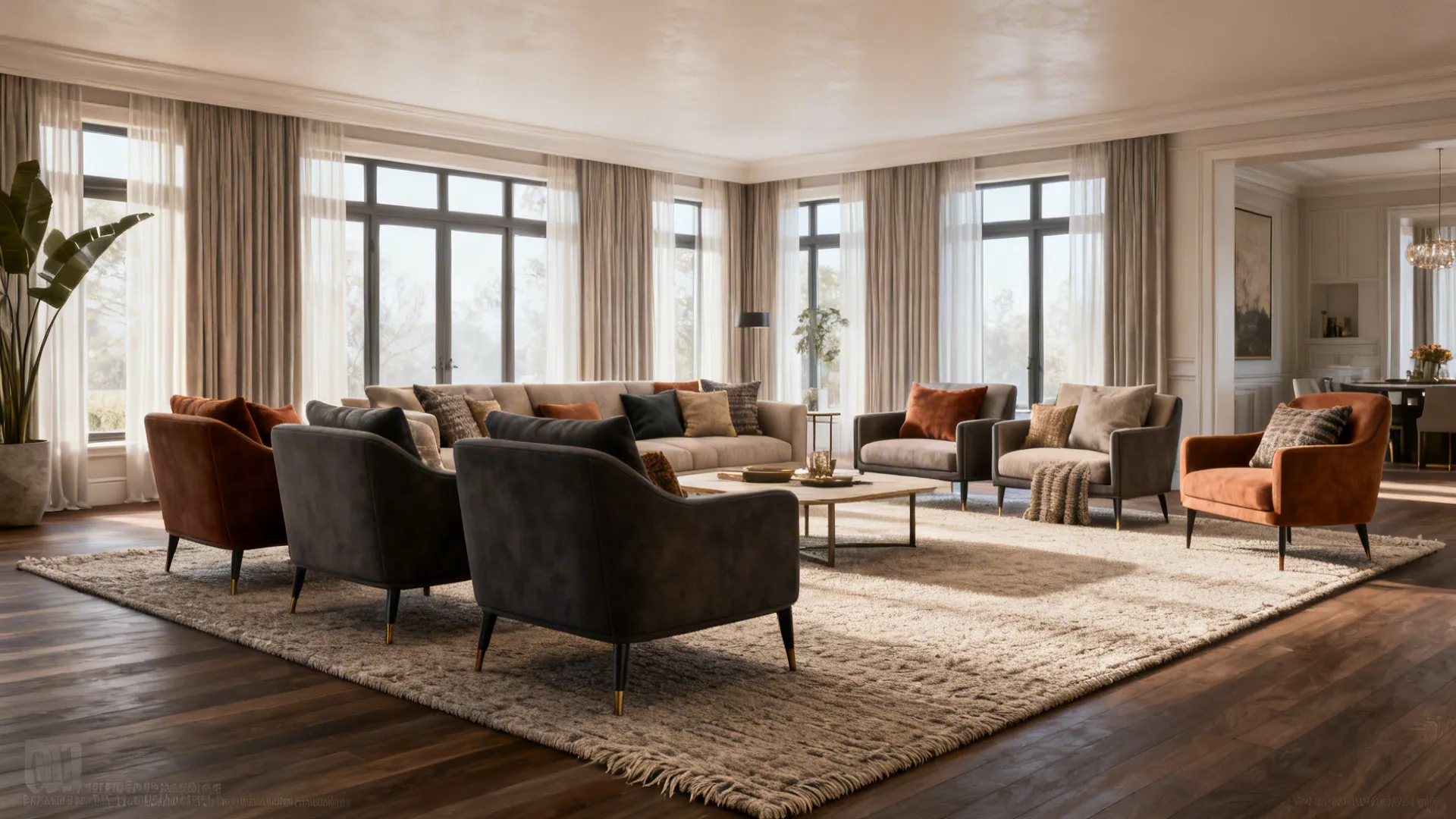 1. The 8‑Seat Anchor: Large Open Plan (10' x 13' or larger)