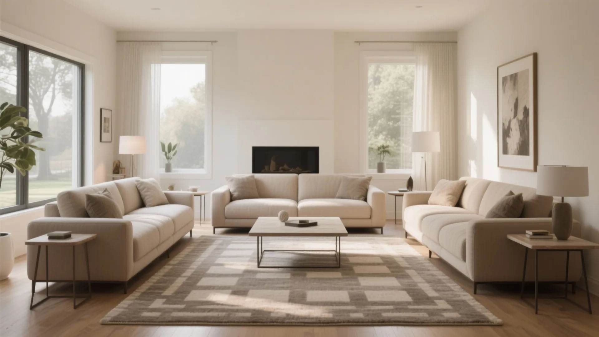 3. Square 9x9 Rug for Symmetry