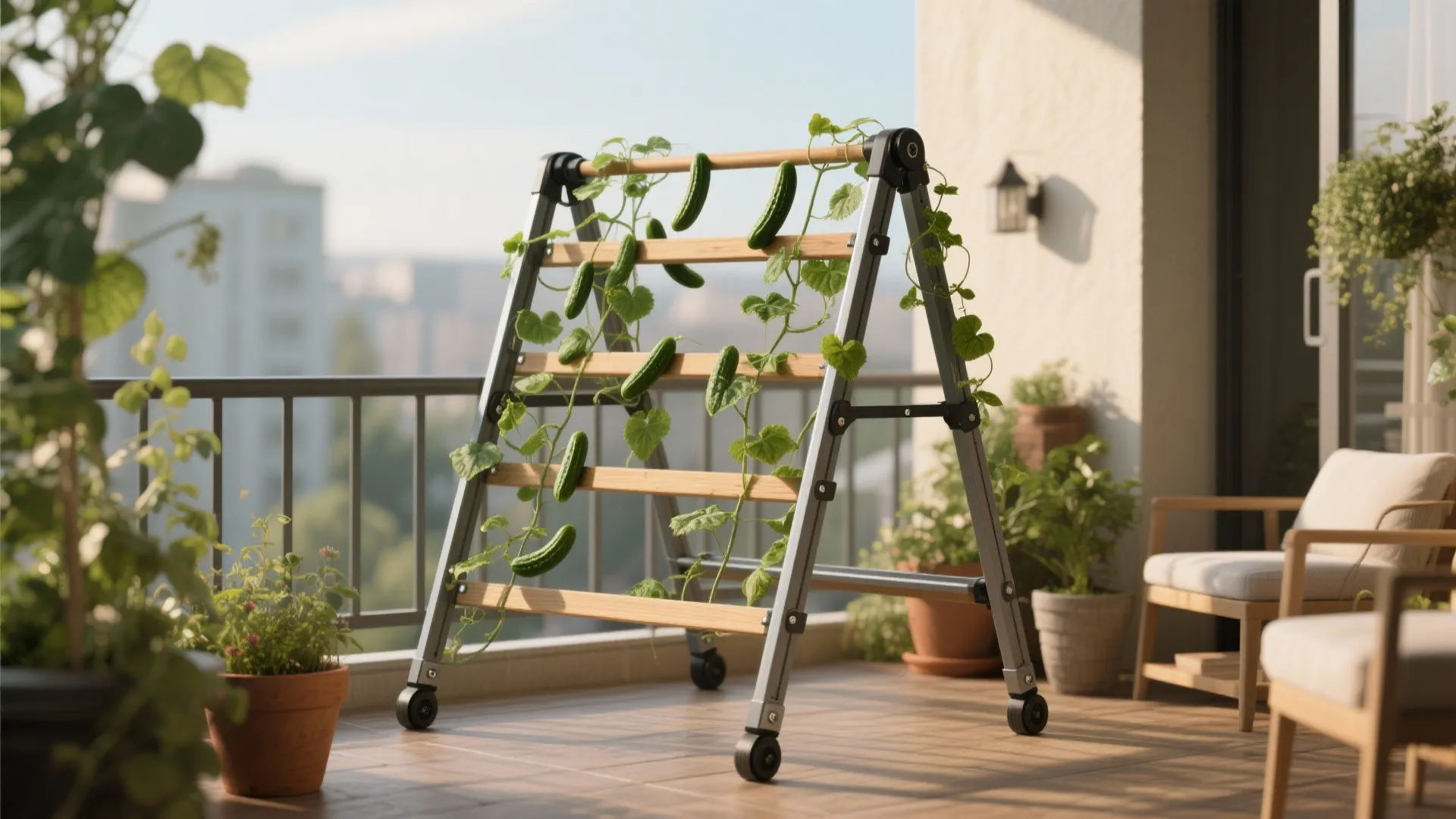 3. A-frame Portable Trellis
