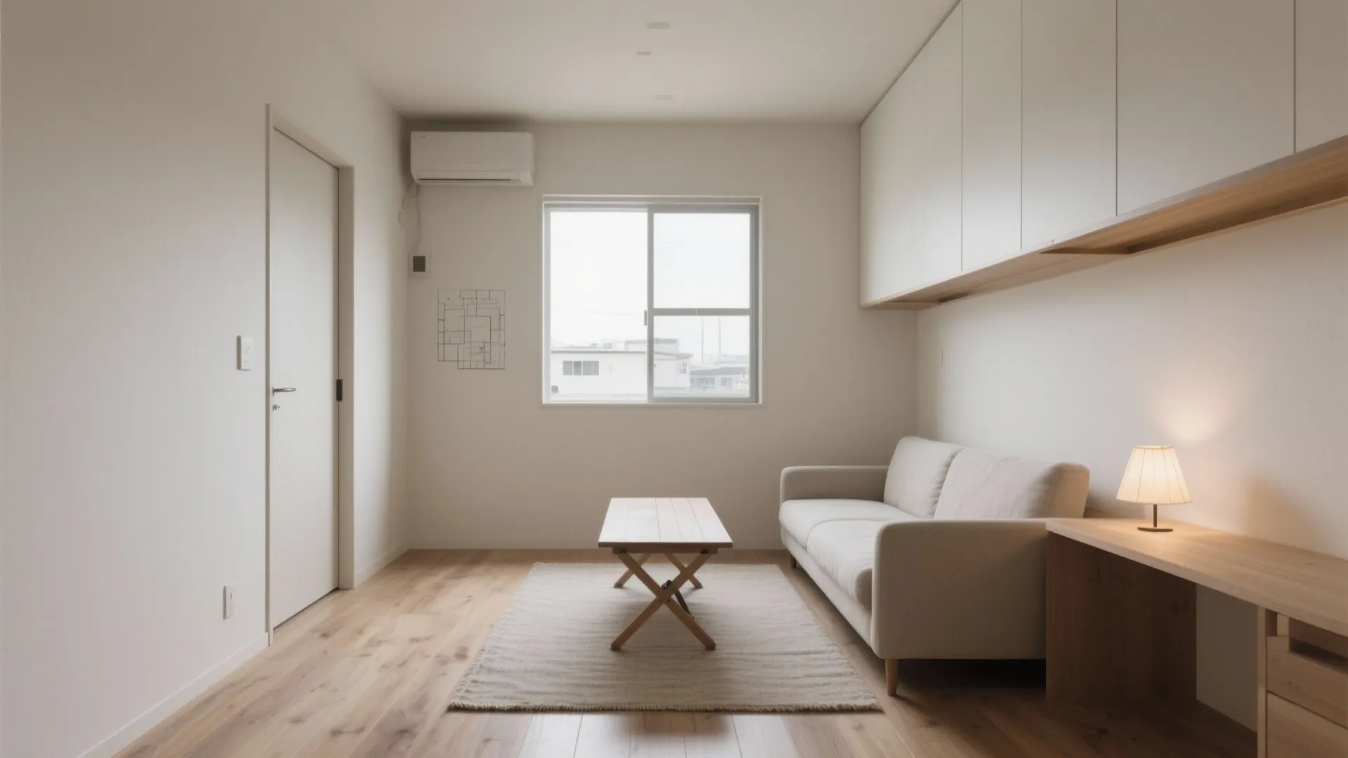 Tips 1: 阿倍野の1Rを軽やかにする動線规划と家具スケール