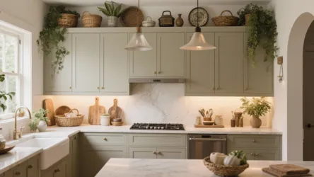 10 Creative Ideas for Decorating Above Kitchen Cabinets
