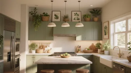 10 Stylish Ideas for the Space Above Kitchen Cabinets