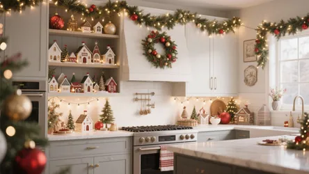 10 Festive Ideas for Above Kitchen Cabinets