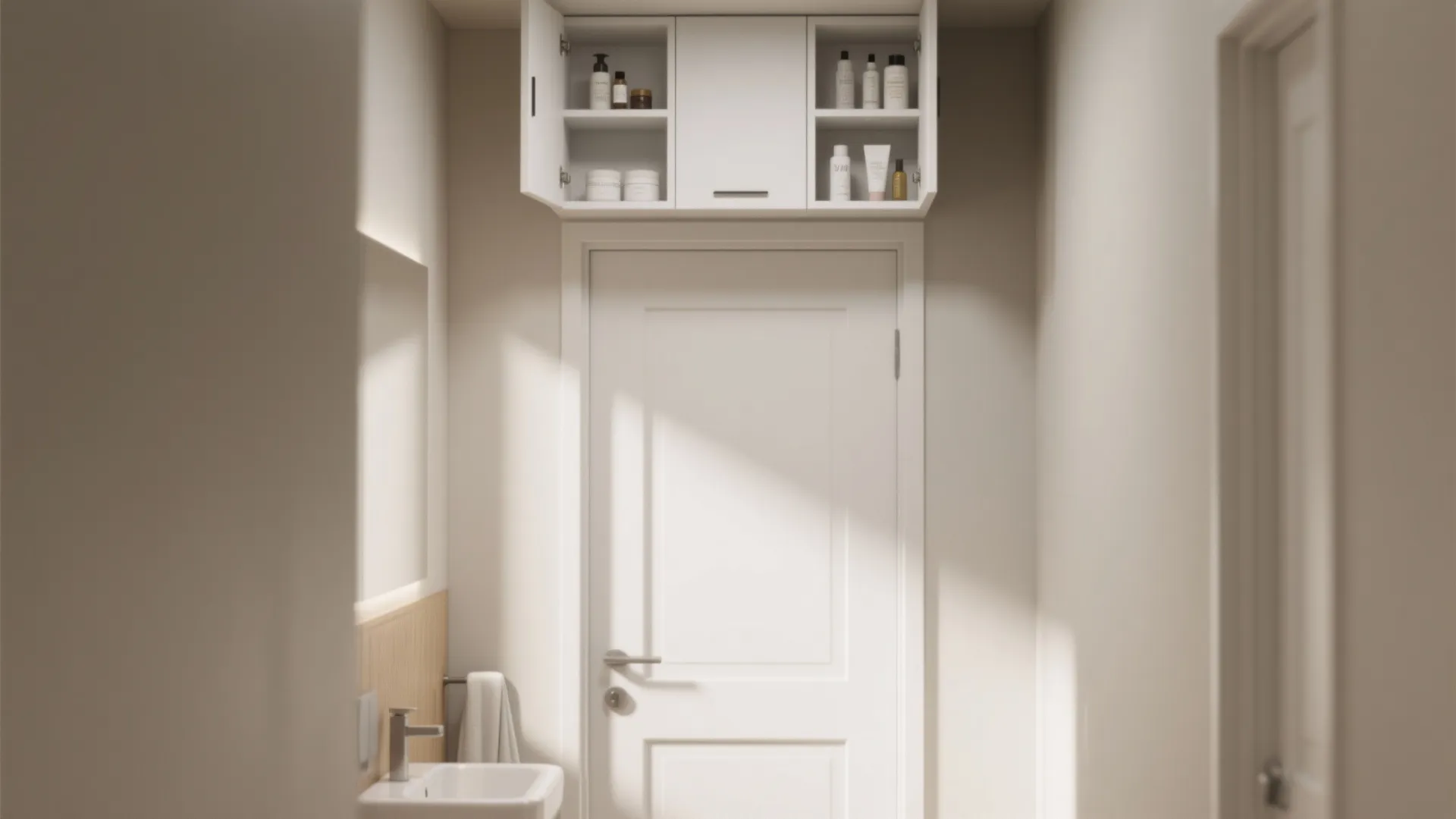 10. Above-Door Storage for Hidden Essentials