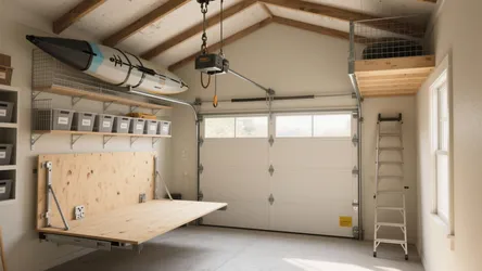 Above Garage Door Storage DIY: 5 Smart Ideas