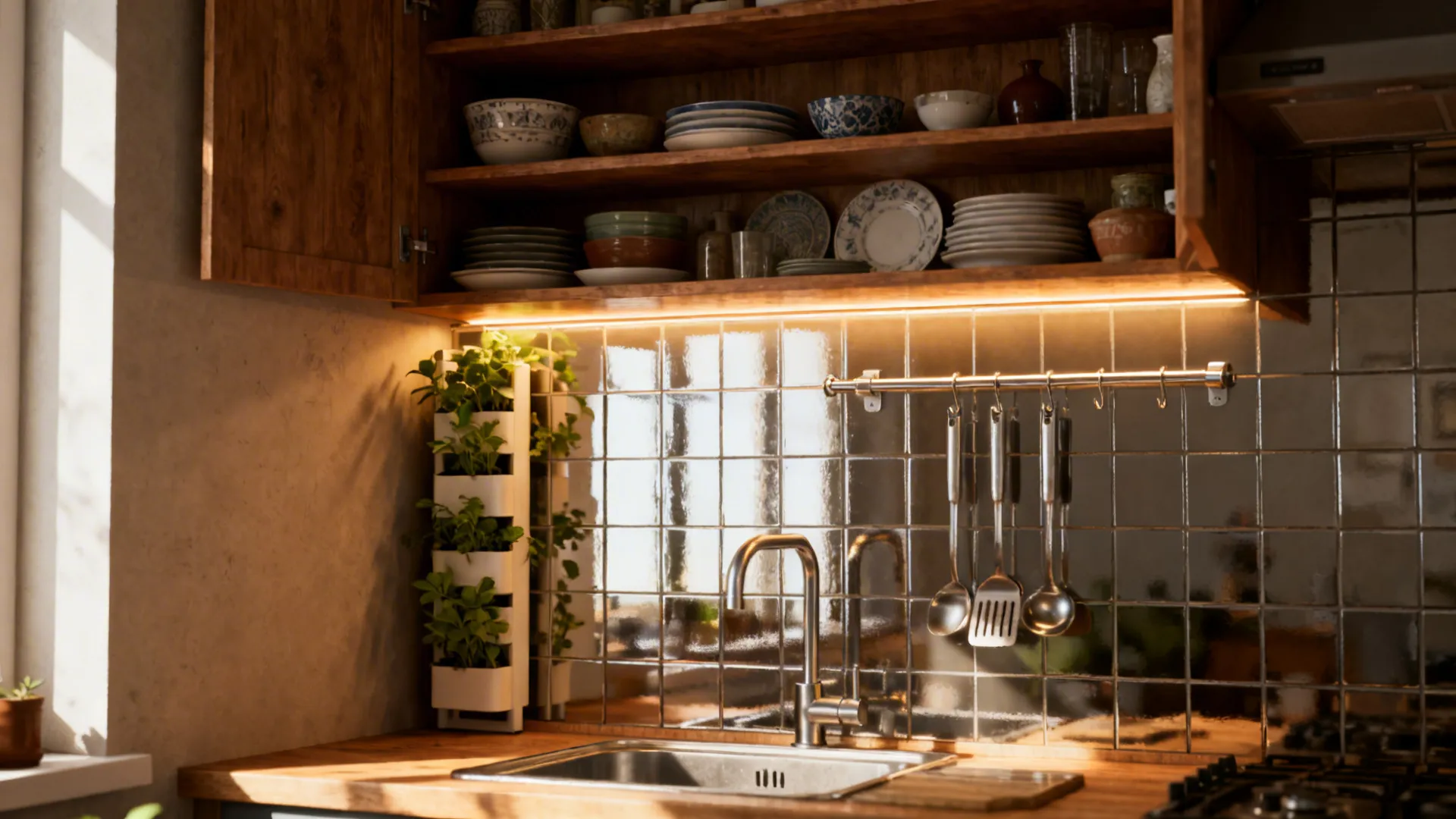 5 Above-Sink Kitchen Ideas (No Window)