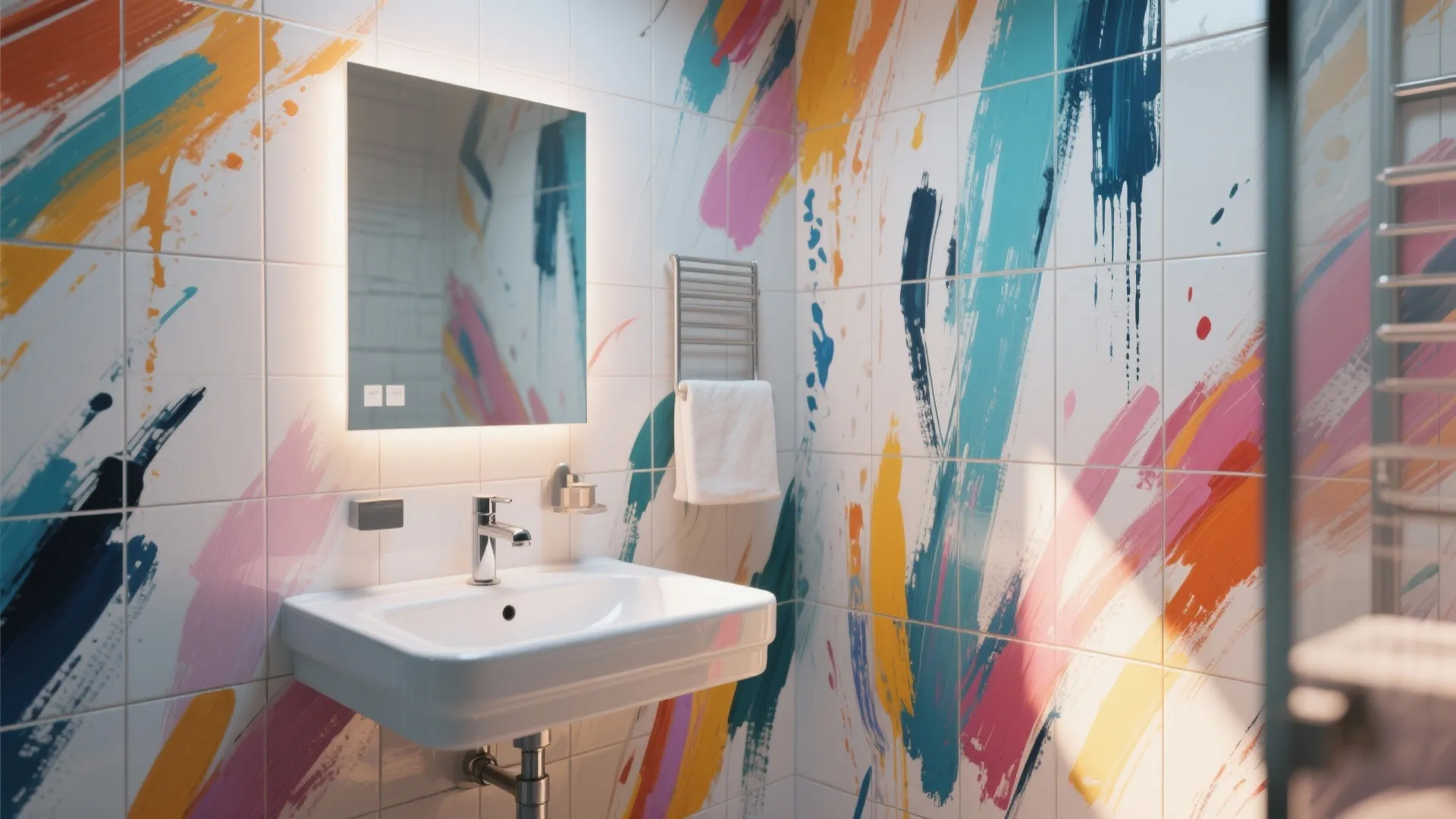 9. Abstract Brush Strokes