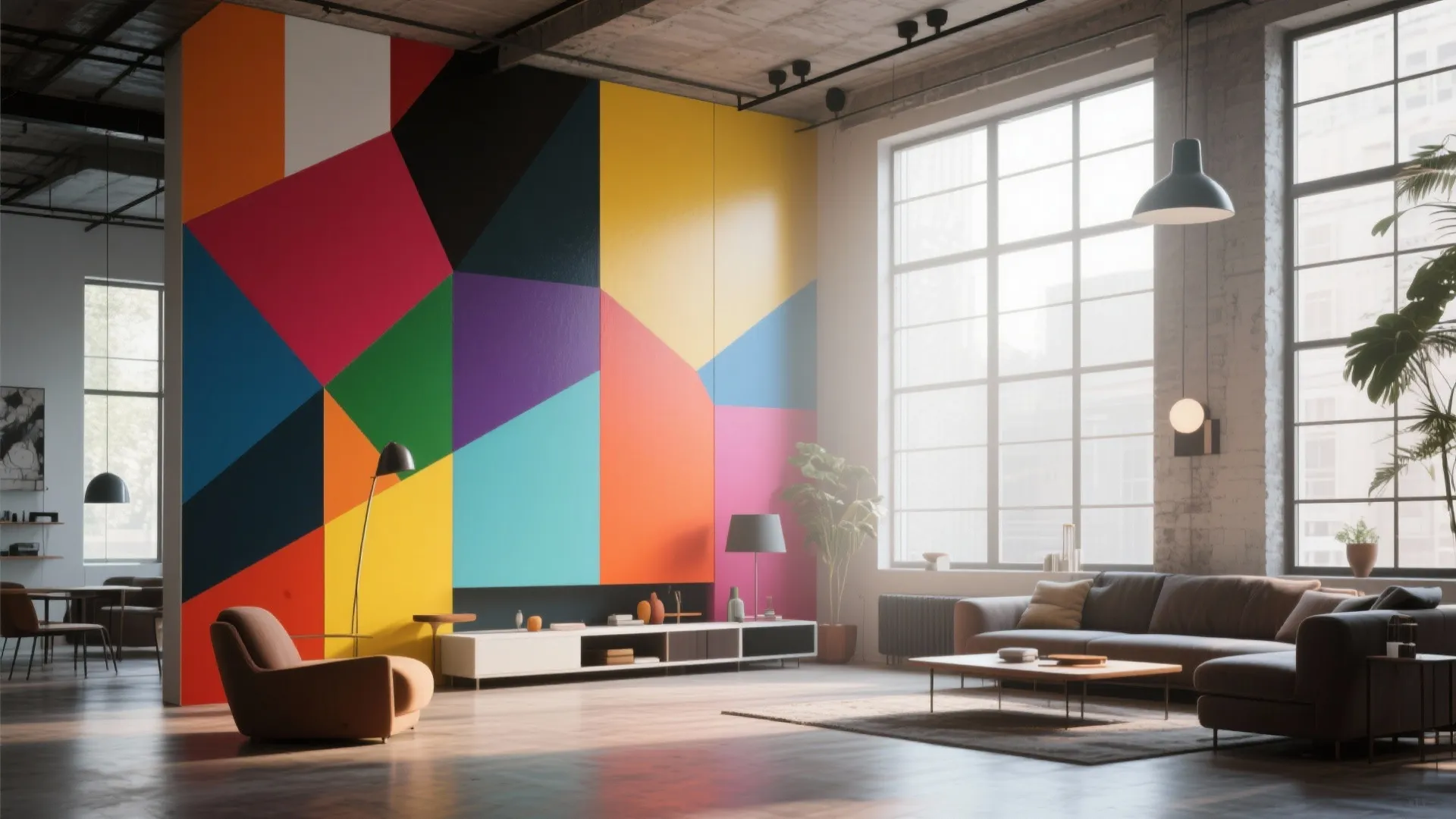 Abstract 3D Color Blocks