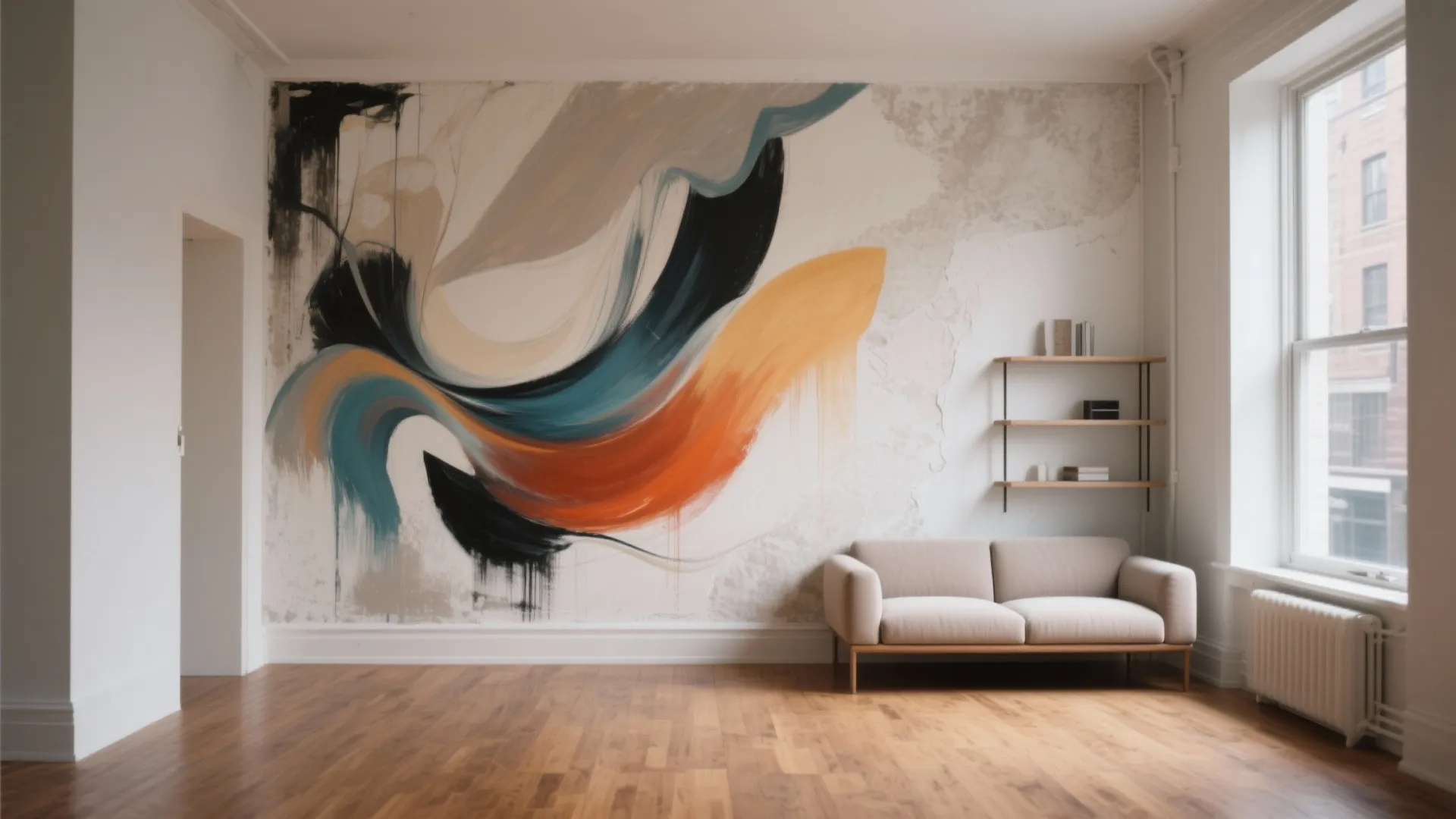 Abstract Wall Paint: 5 Creative Ideas: Five practical, small-space friendly abstract wall paint inspirations from a pro designer