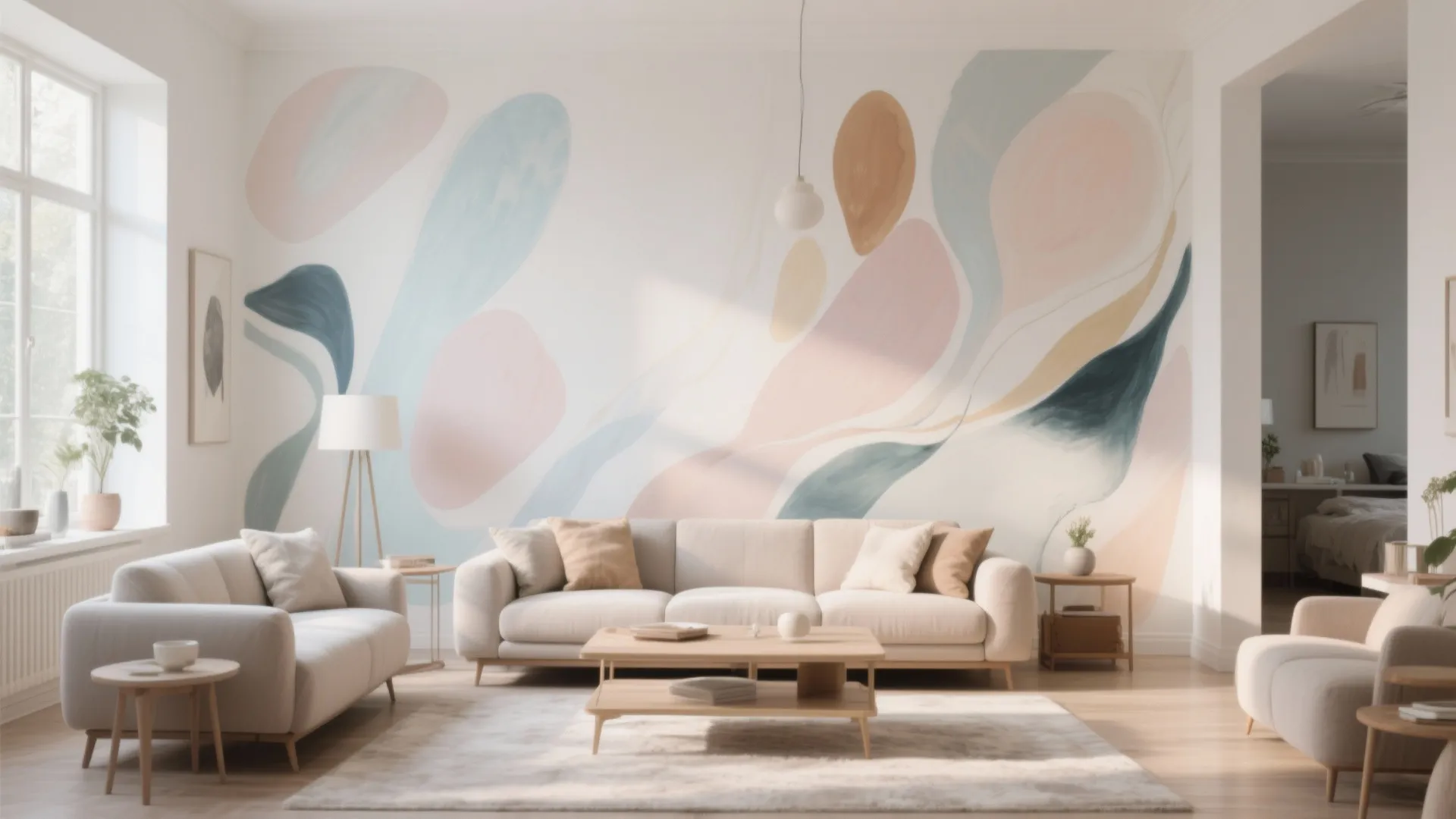 10. Statement Wall Mural