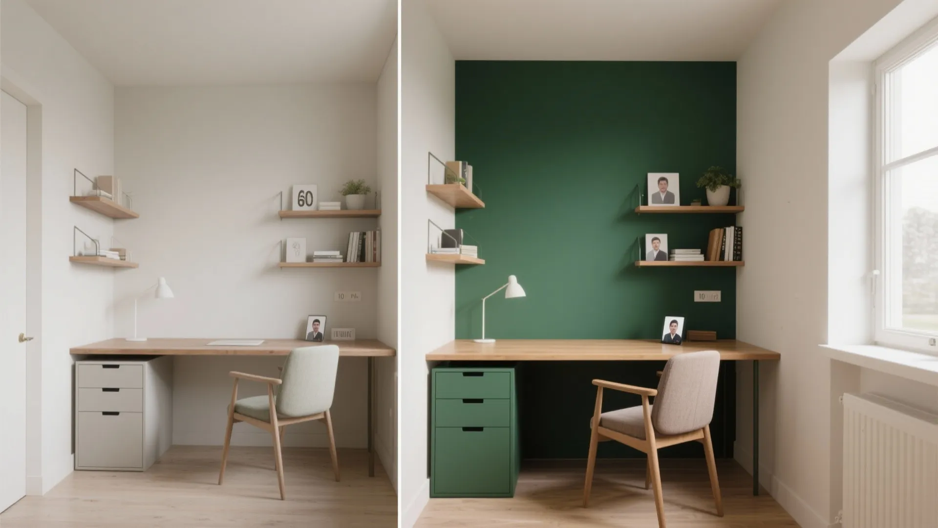 Statement accent with the 60–30–10 rule (small dose, big impact)