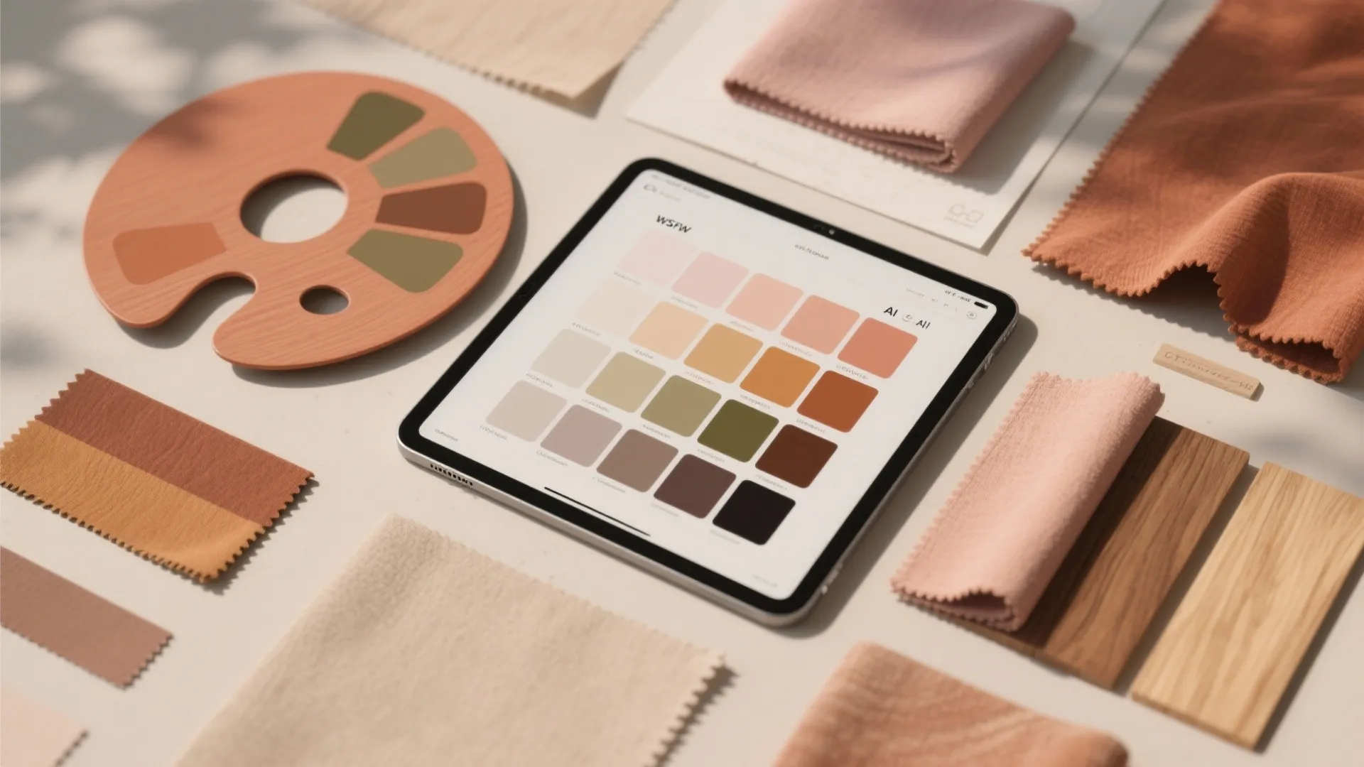 5. Unexpected Accent Walls & AI-Assisted Palettes