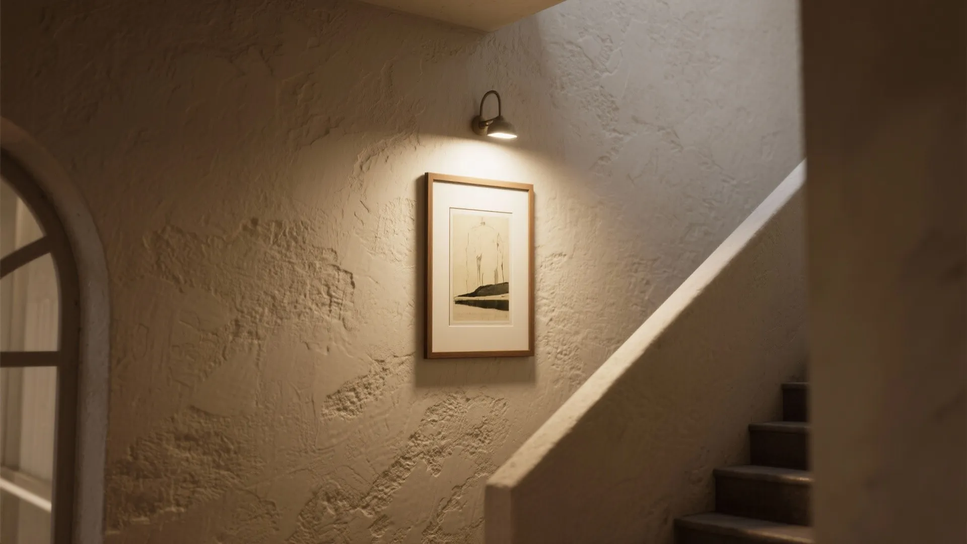 5. Accent Lighting for Art and Texture