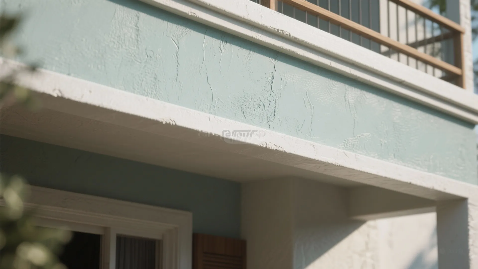 2. Accent walls on protected balconies