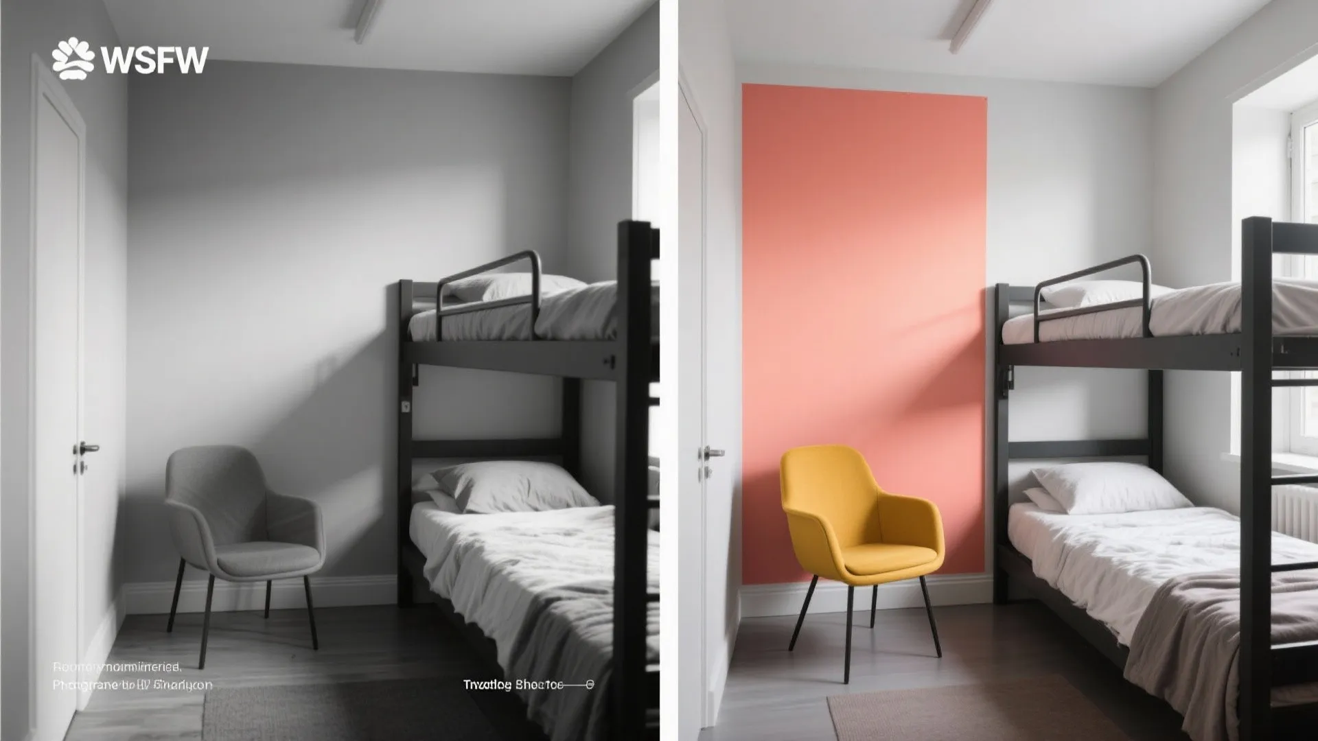 4) Monochrome Base with One High-Contrast Accent