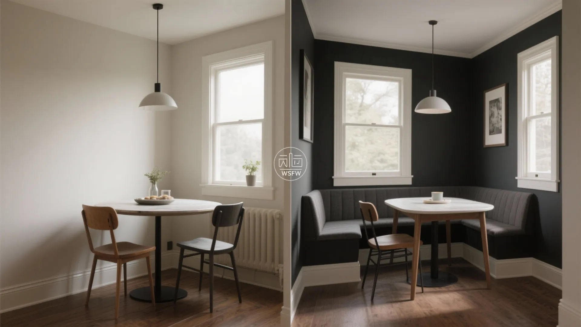 One High-Contrast Accent Wall