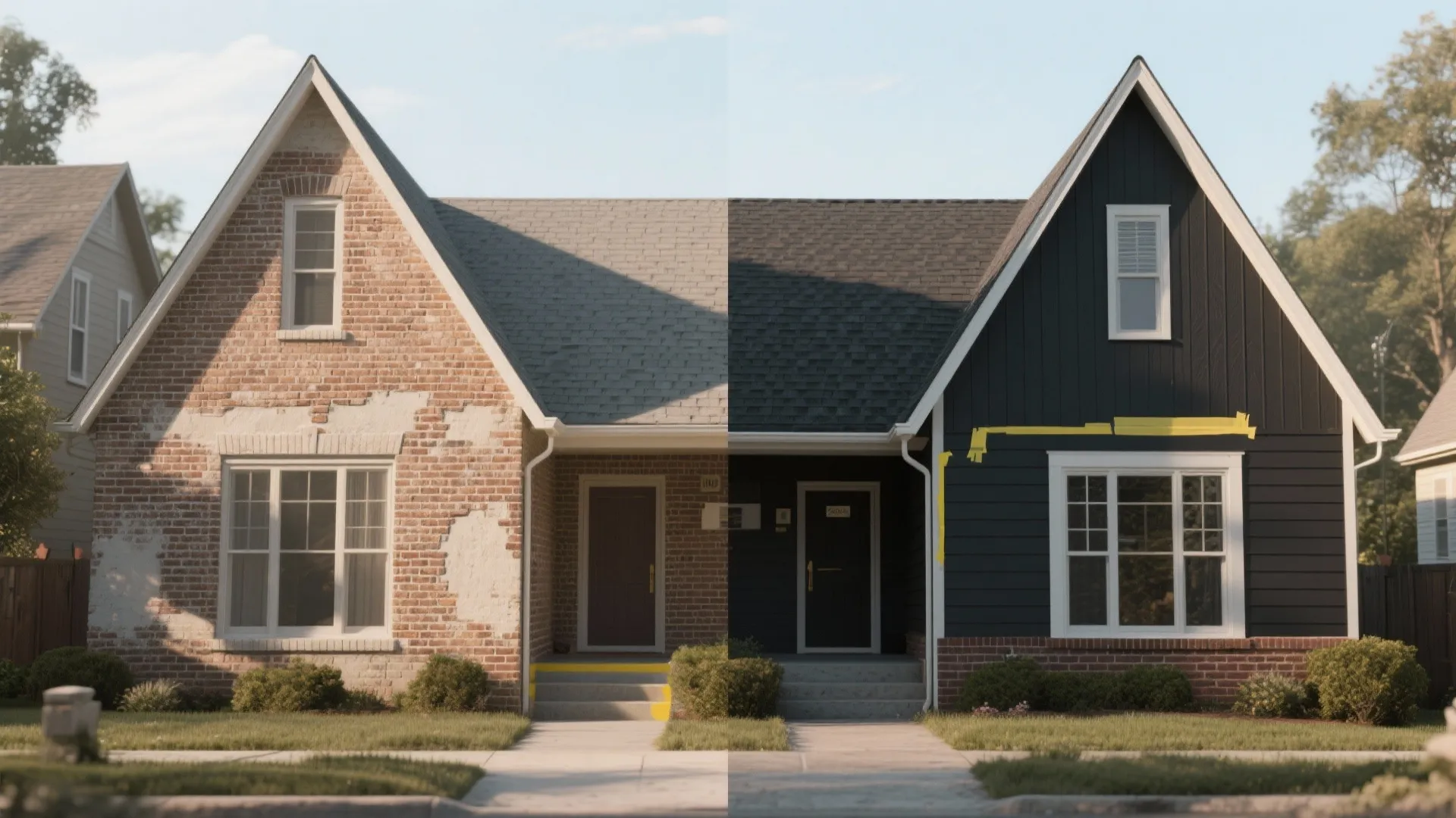 4. Two-tone or focal accent wall