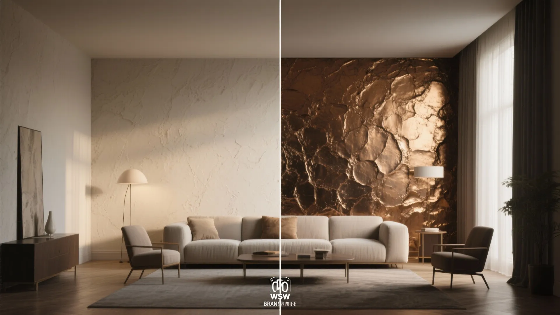 4. Creative Touches — Accent Walls and Techniques