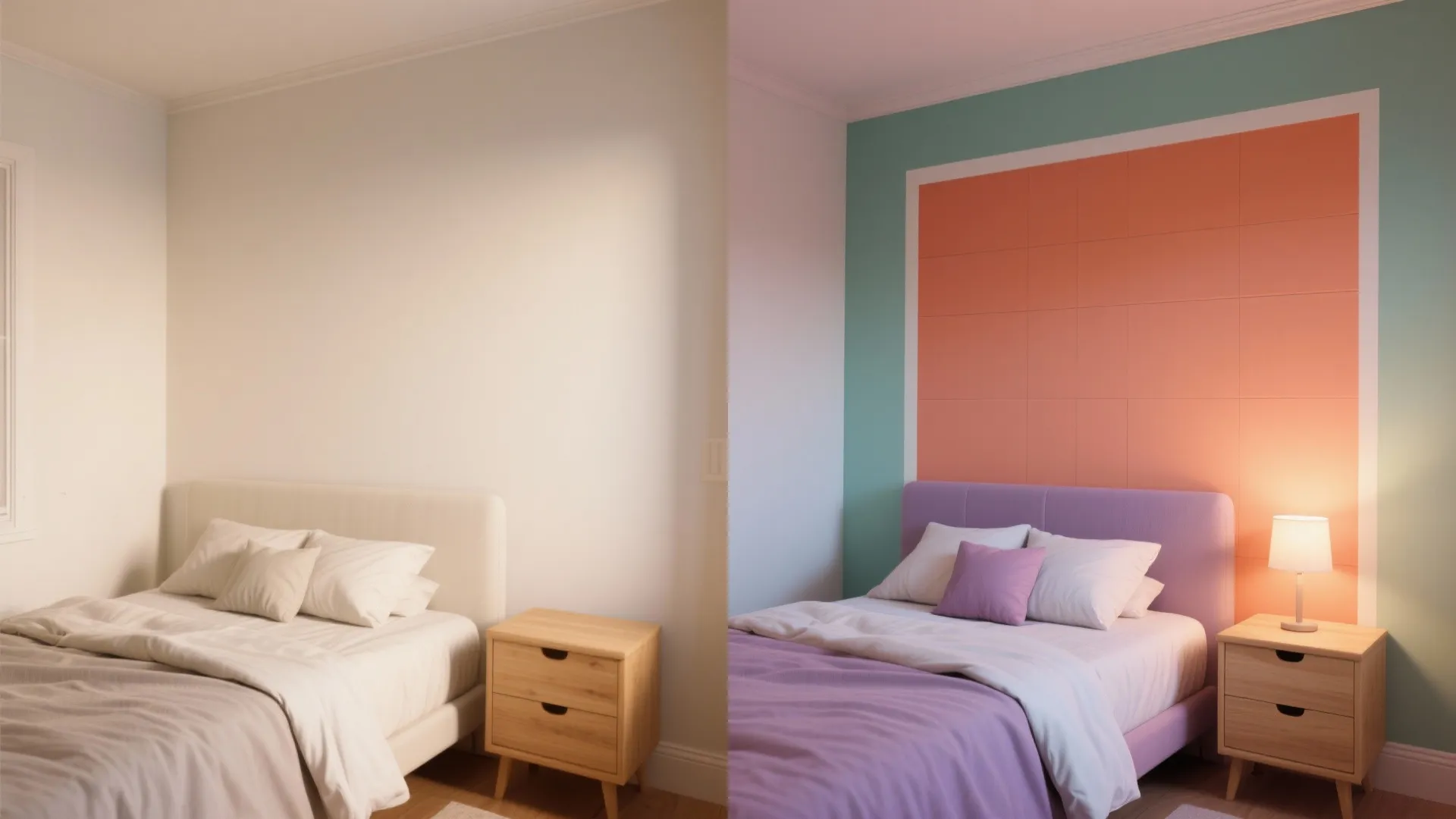 Peel-and-Stick Accent Wall That Grows With Her