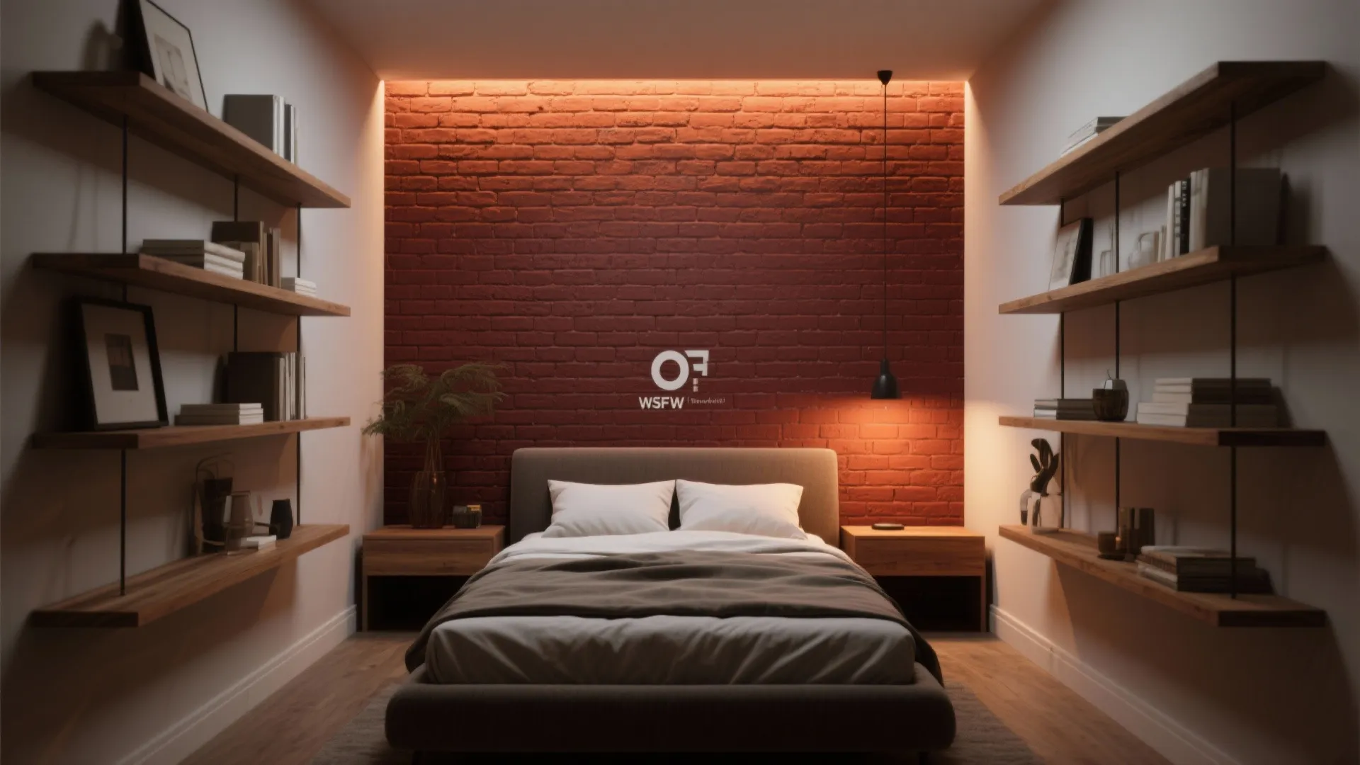 2. Go bold with a single accent wall