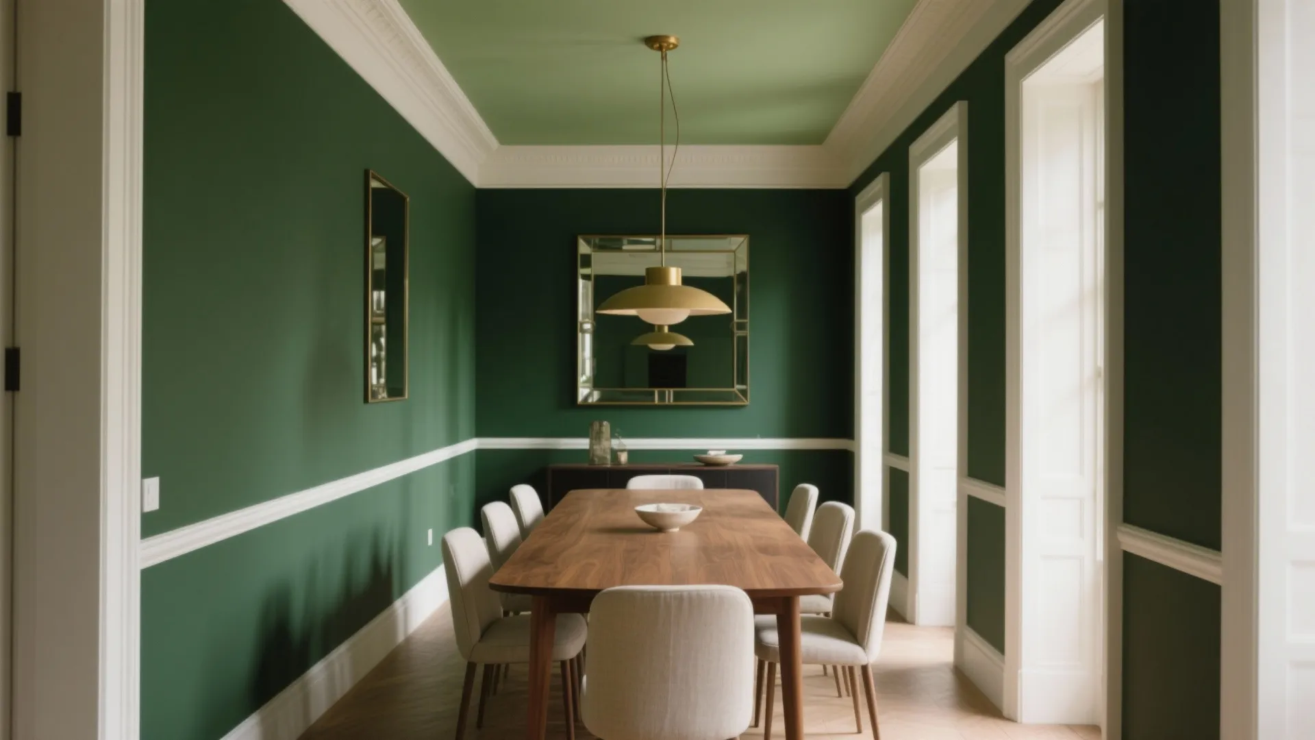 Idea 4: Elevated Envelope—Accent Wall + Painted Ceiling