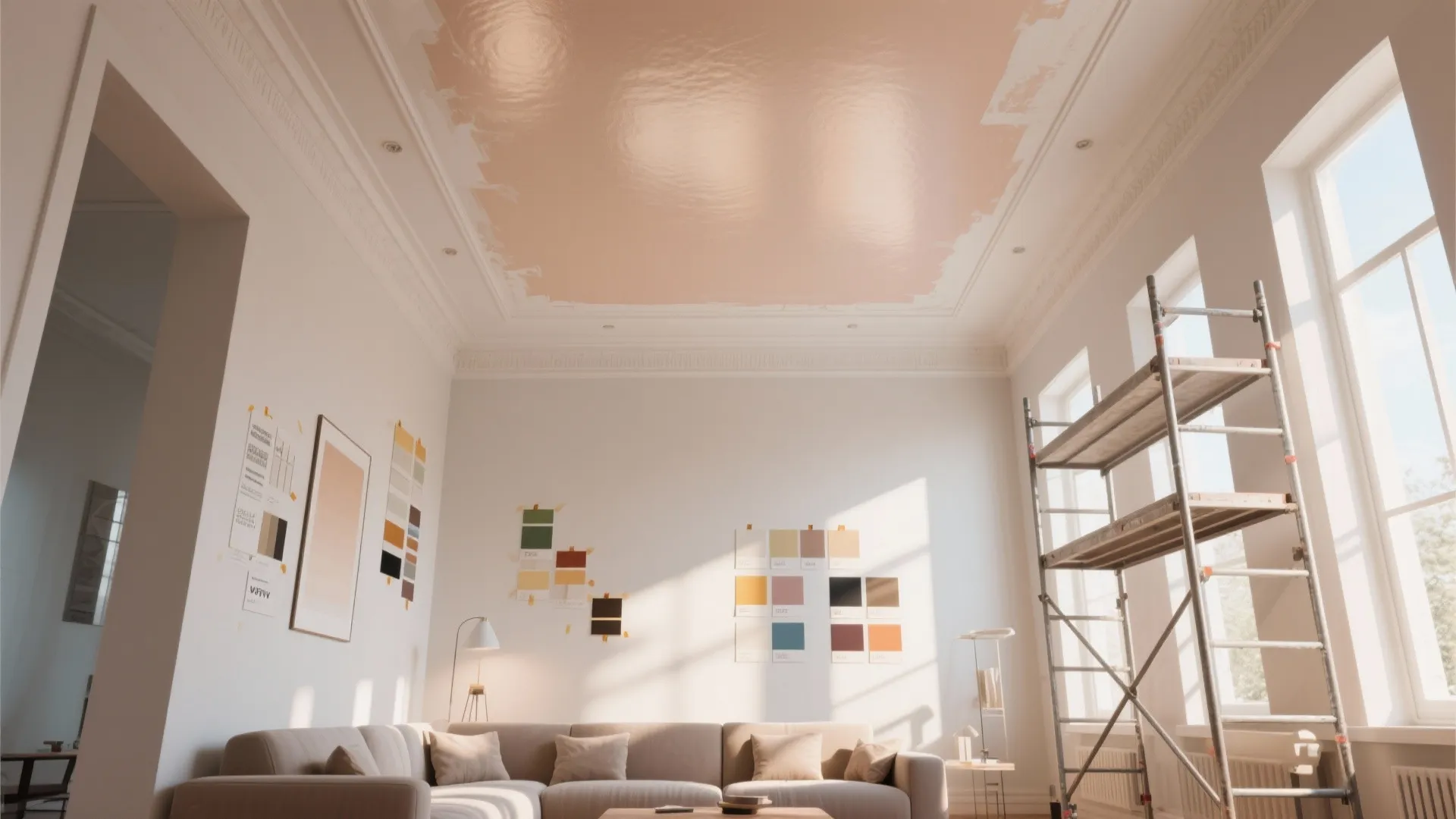 3. Accent the Ceiling to Make Rooms Feel Bigger