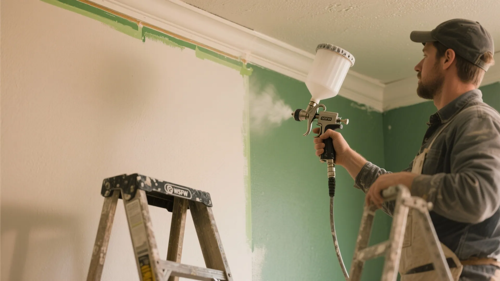2. Try accent walls and ceilings with delicate control