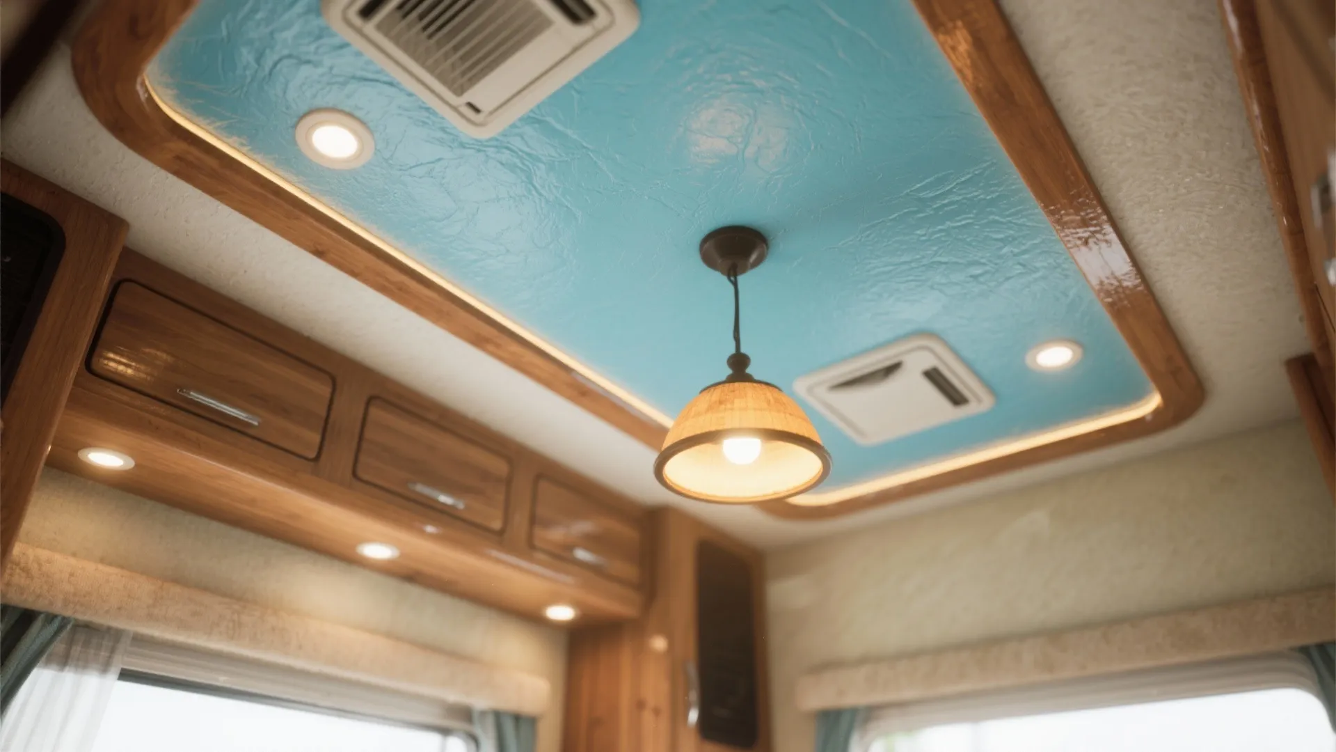 3. Accent Ceiling to Create a Cozy, Intentional Cabin