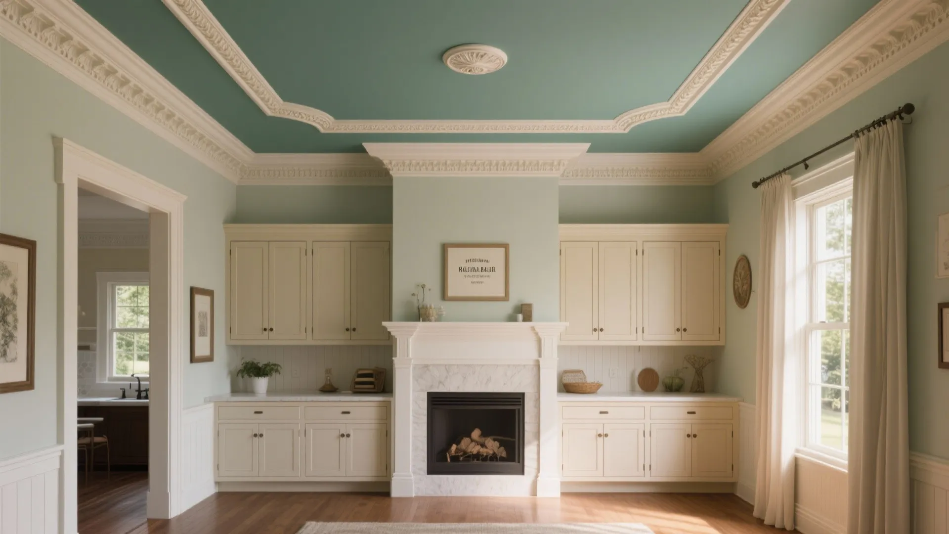 4. Accent ceilings as a fifth wall