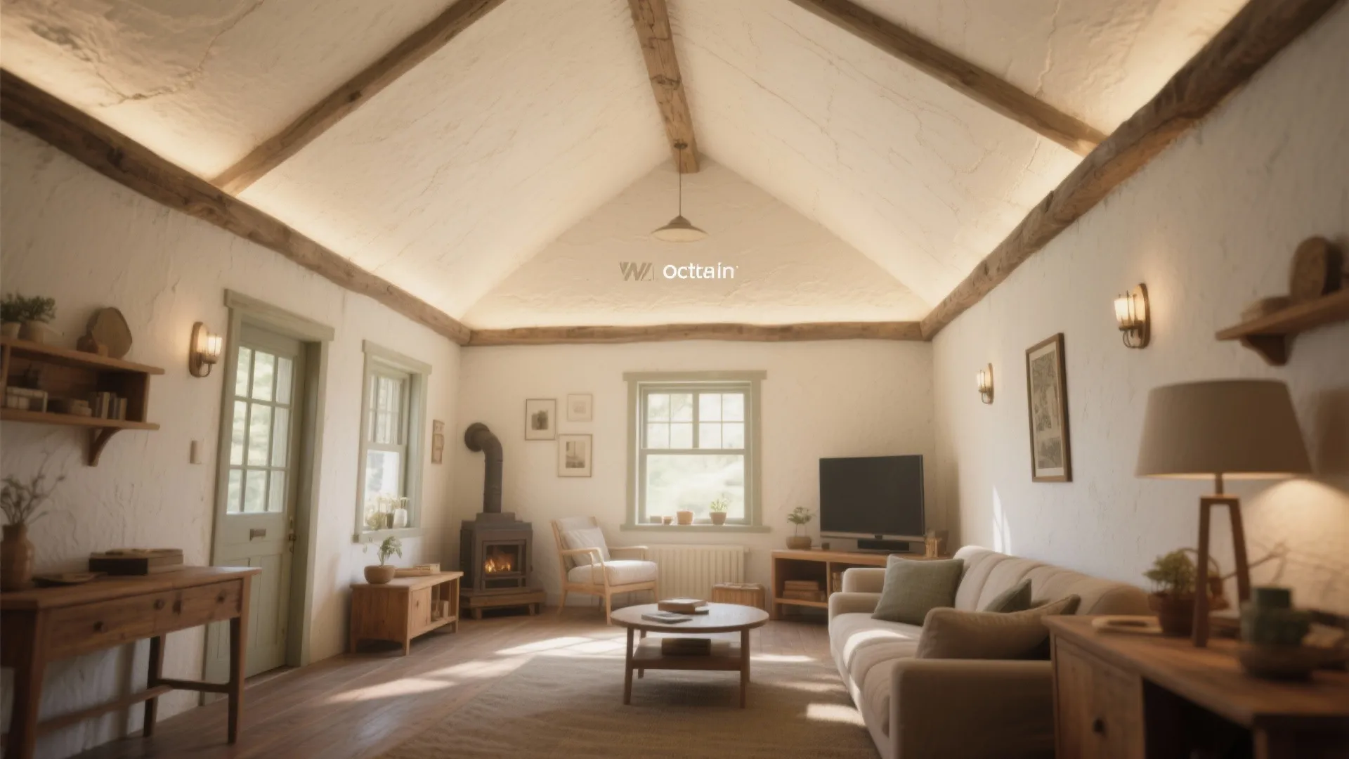 2. Use Accent Ceilings to Raise Low Rooms