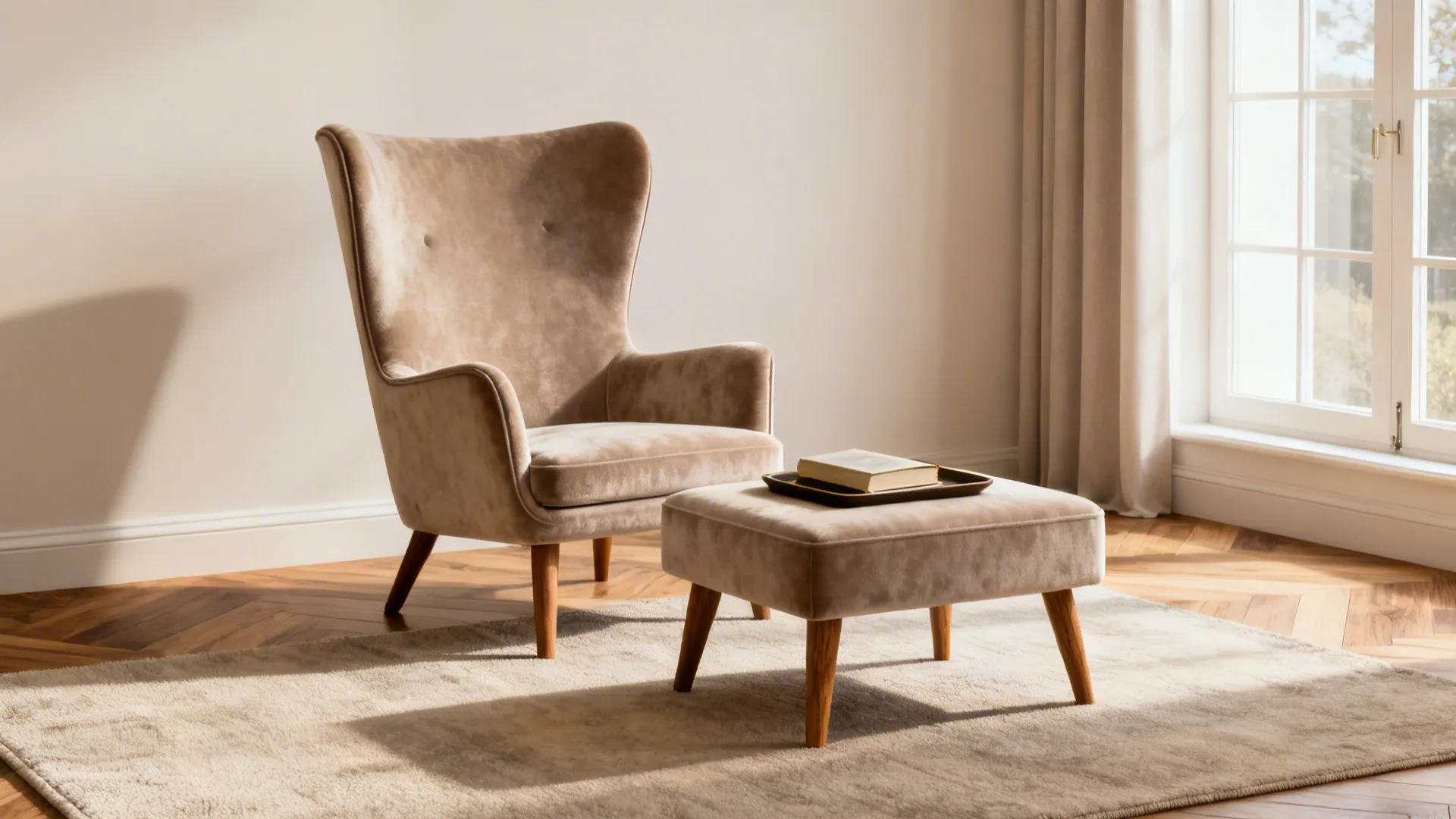 5 Accent Chair + Ottoman Ideas for Small Living Rooms