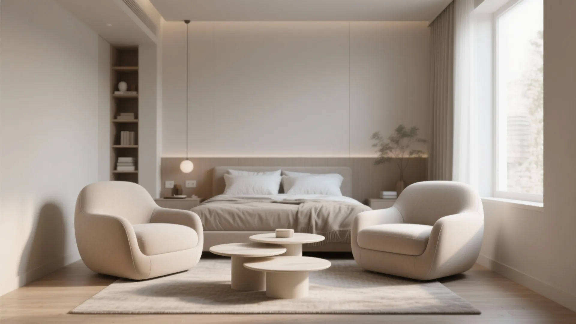 4. Dual-Purpose Accent Chair Zone