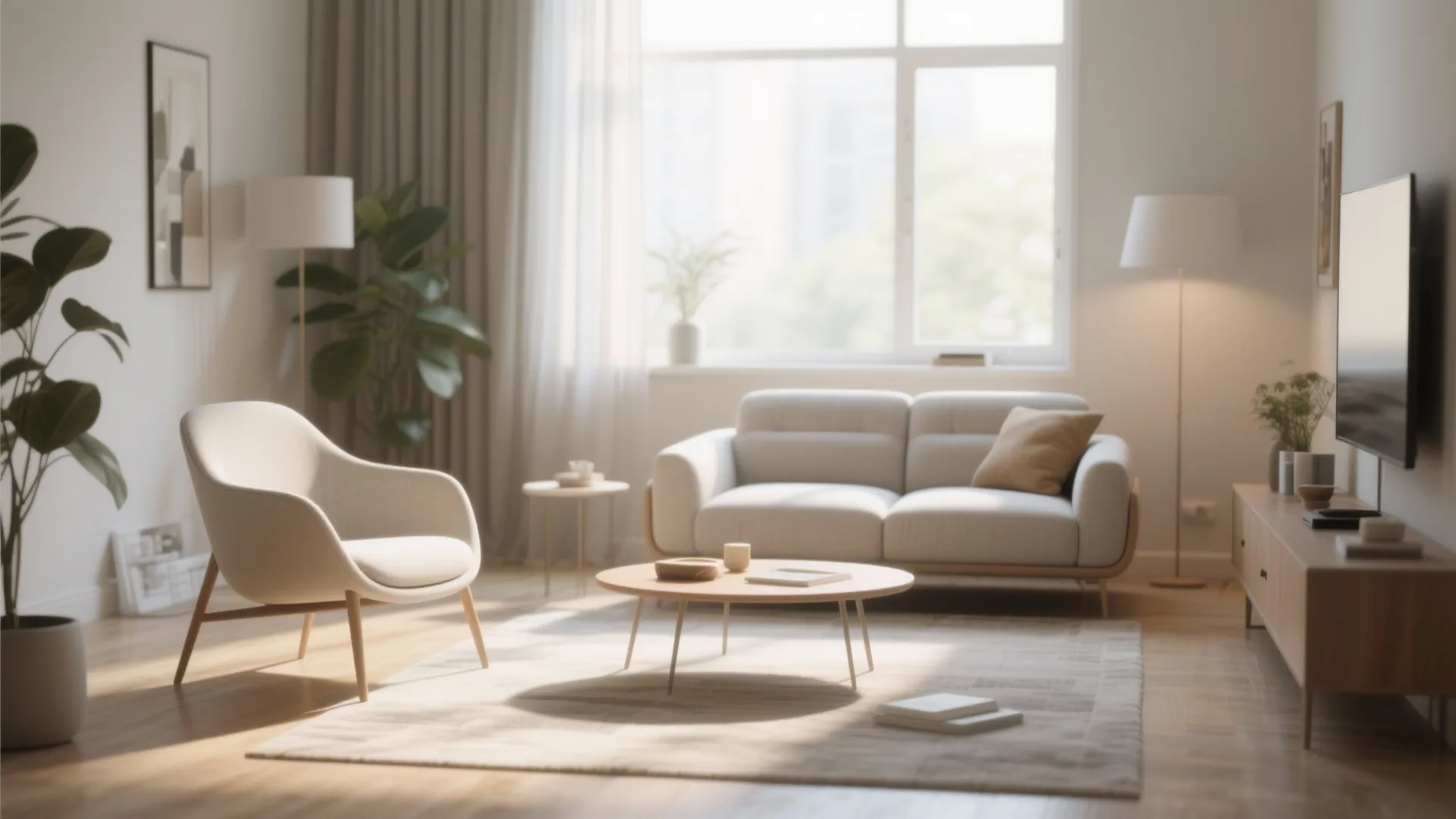 Accent chair and loveseat combo in a 12x12 room