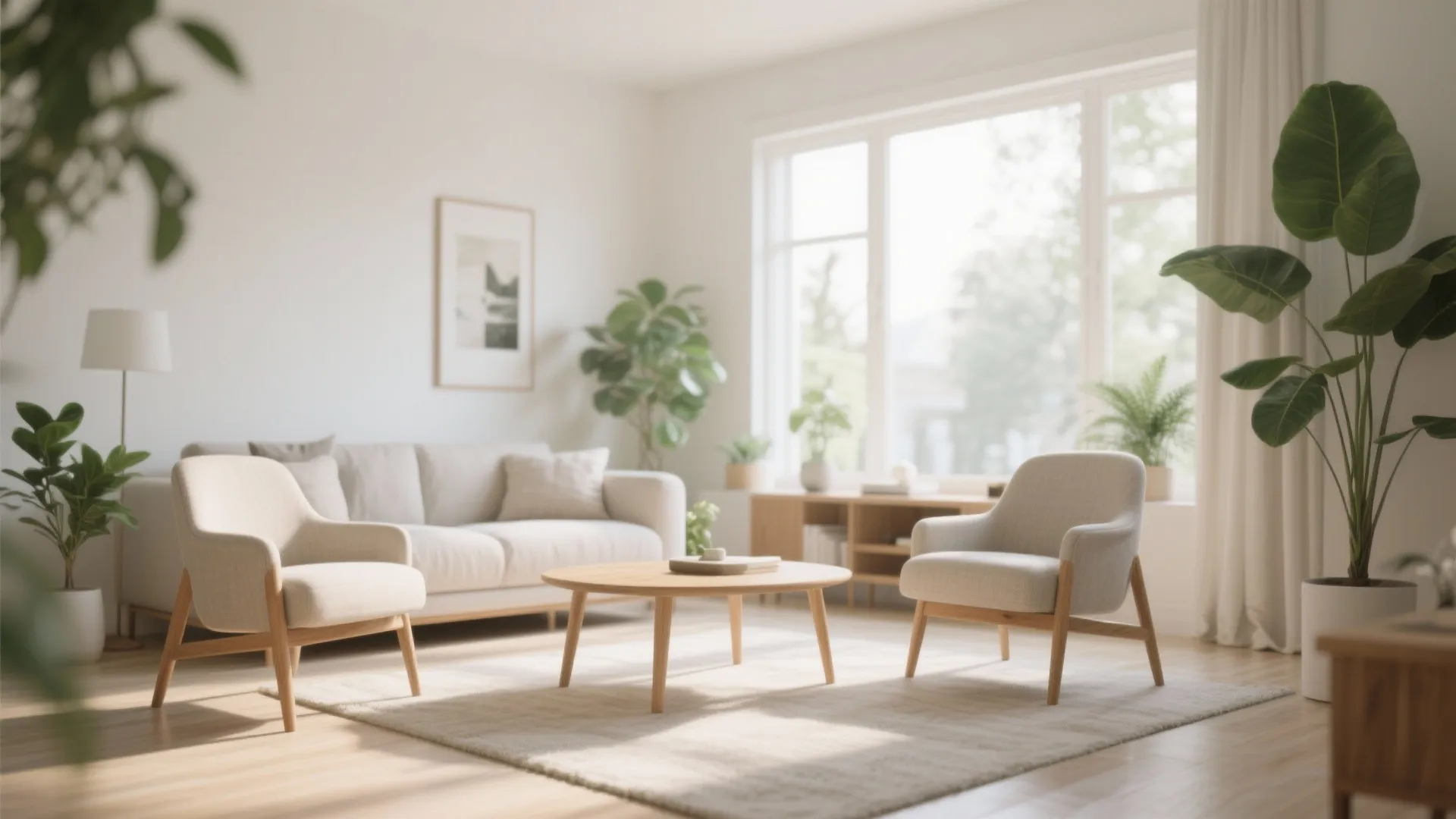 5. Accent chairs with exposed legs