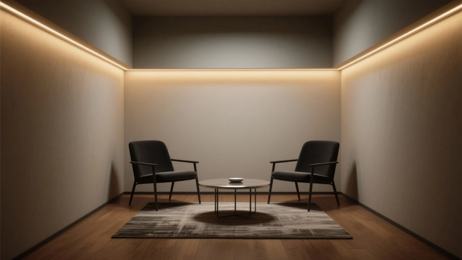 3. Accent Chairs + Compact Coffee Table Trio