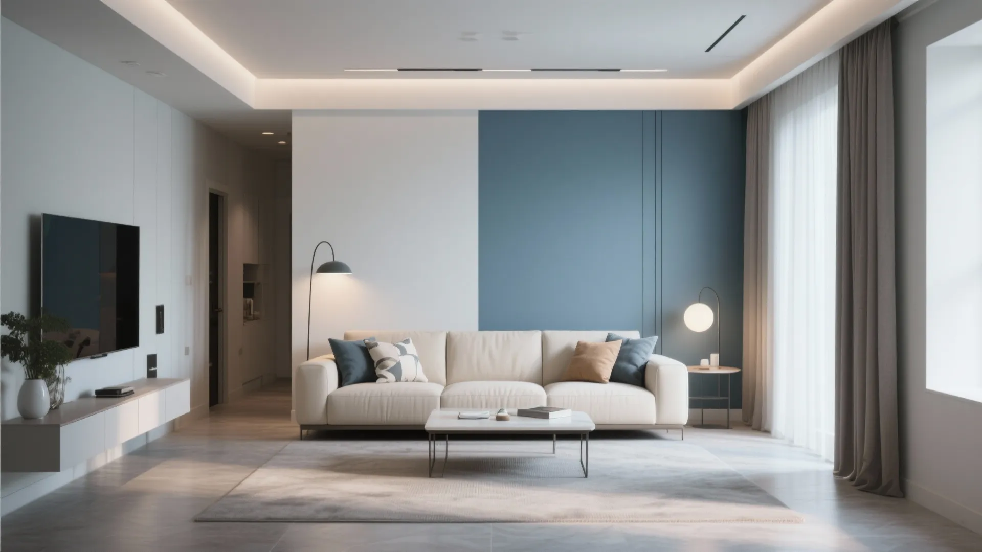 2. Accent Color Blocking