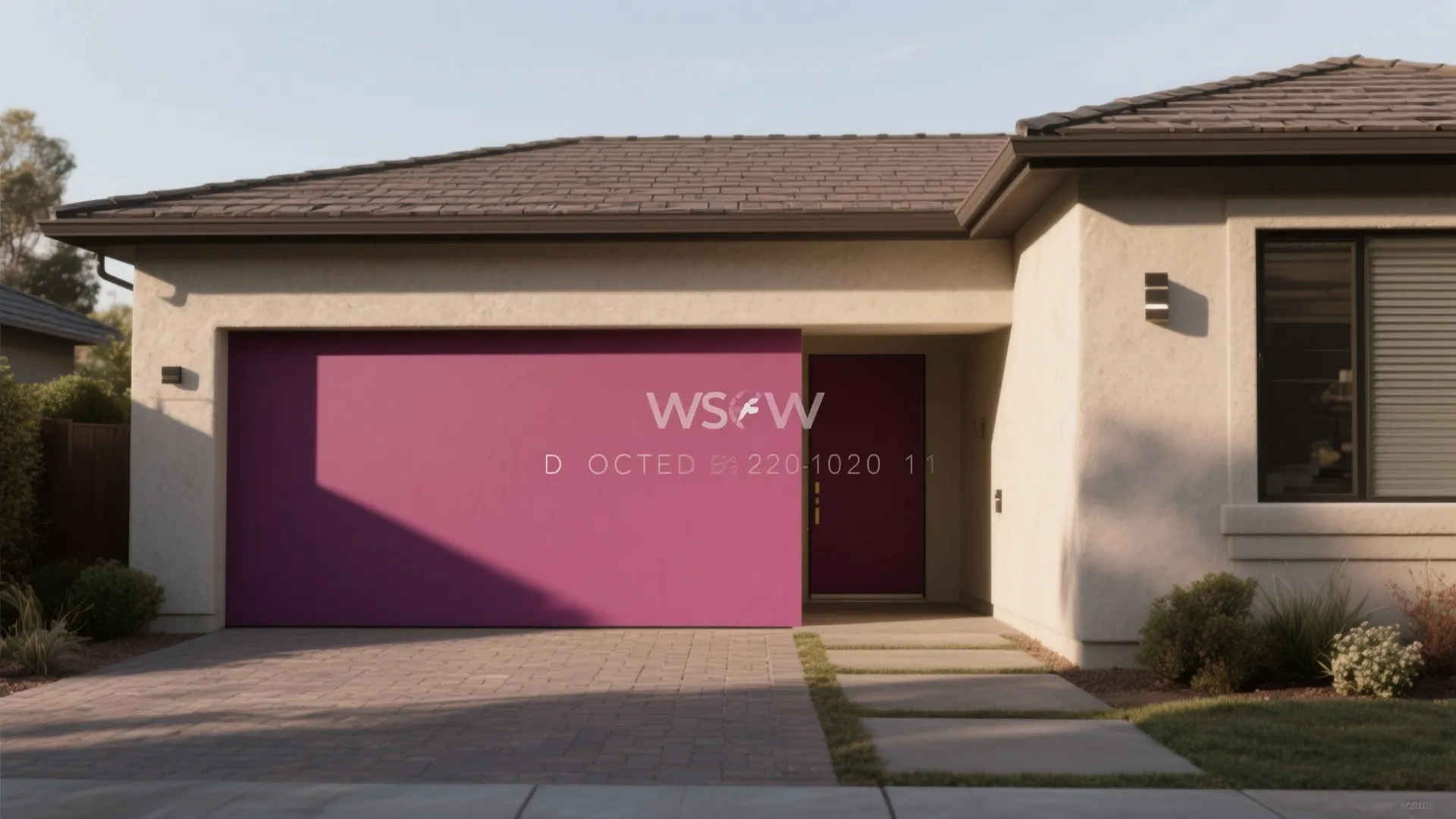 5. Boost curb appeal with a strategic accent wall or color block