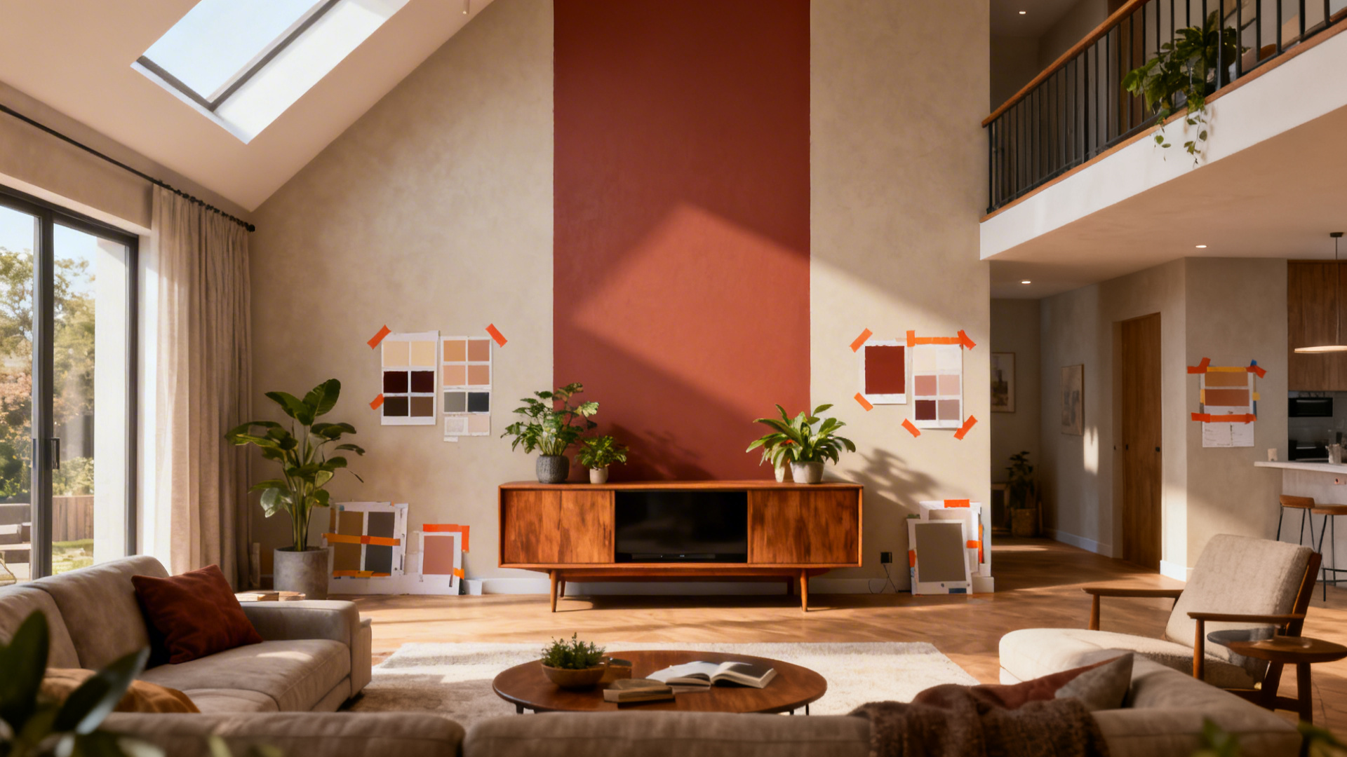 High Ceiling Living Room Wall Decor — 5 Ideas