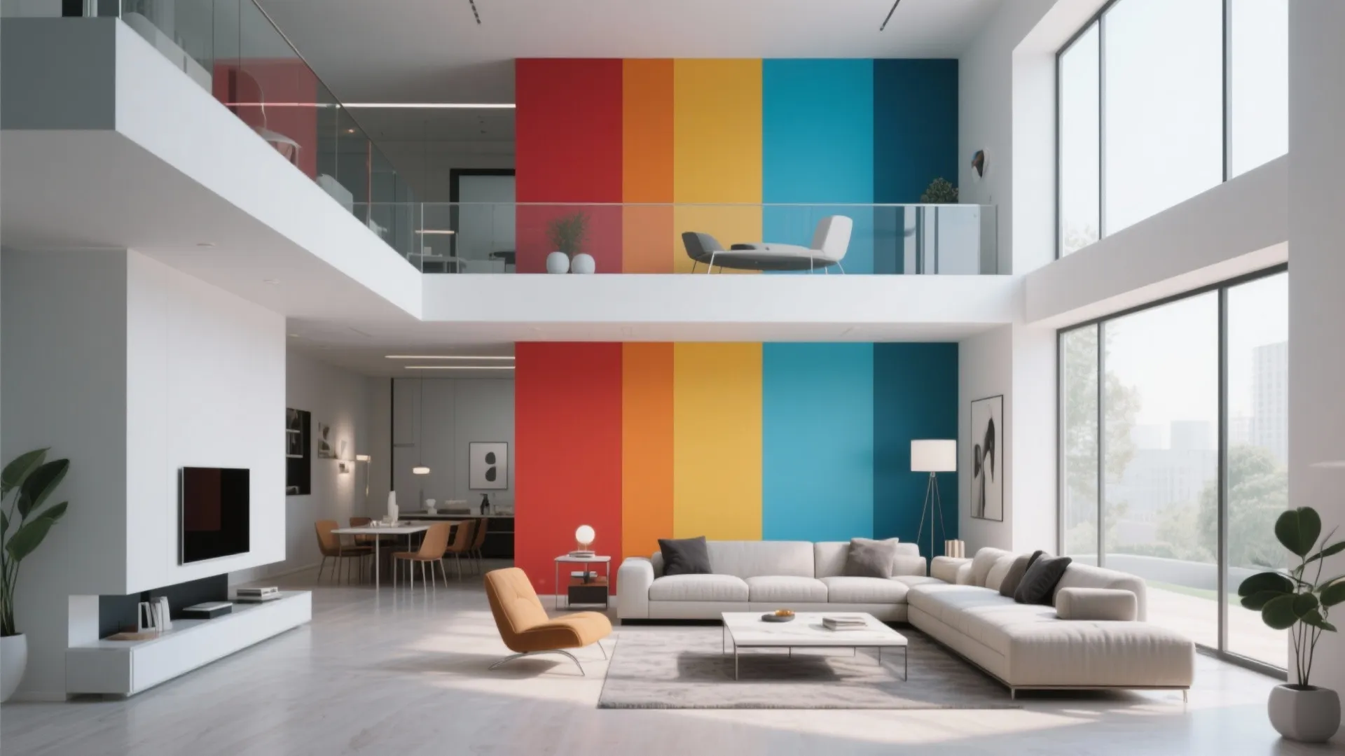 10. Accent Color Blocking