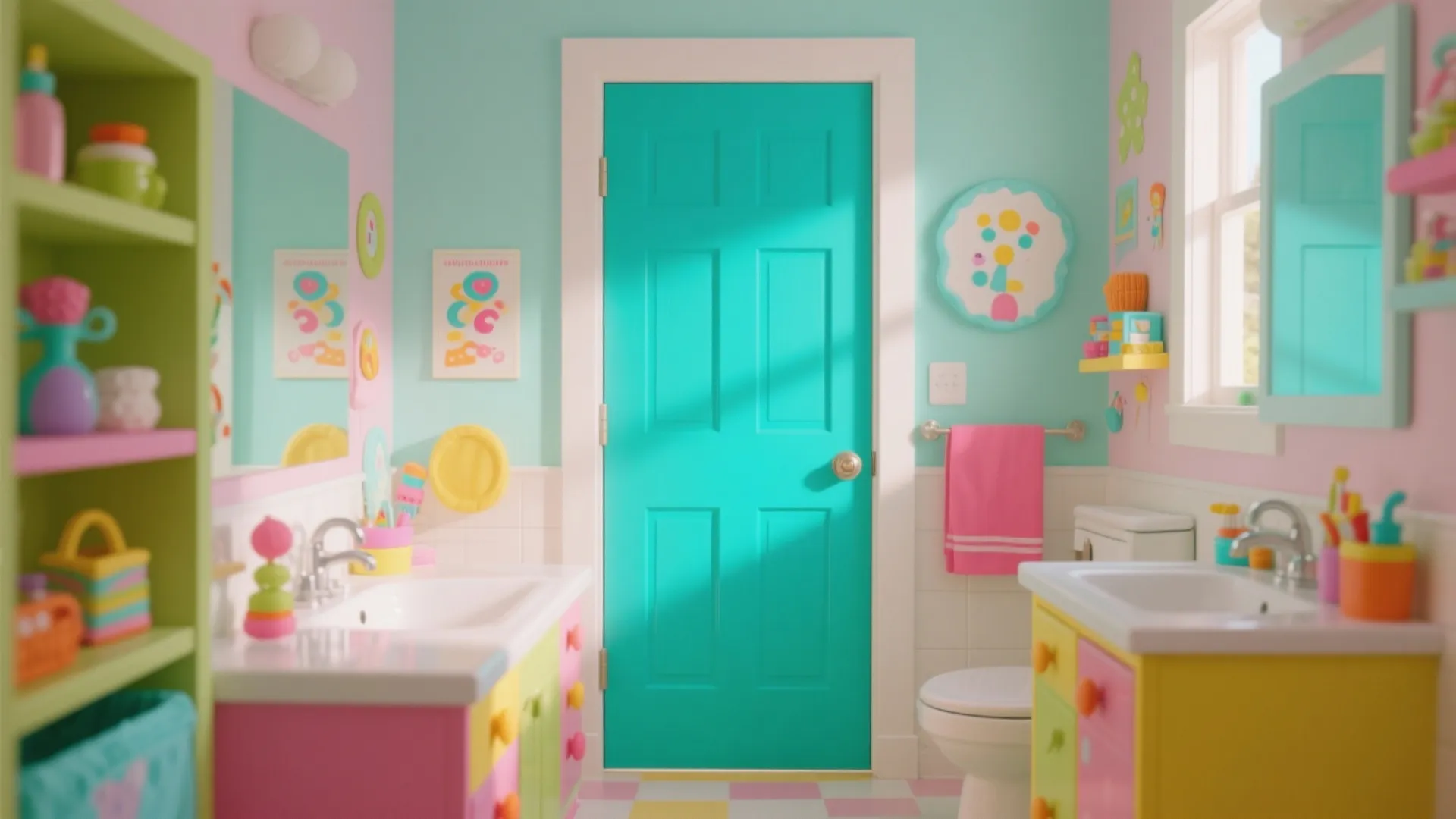 Accent Color Painted Door