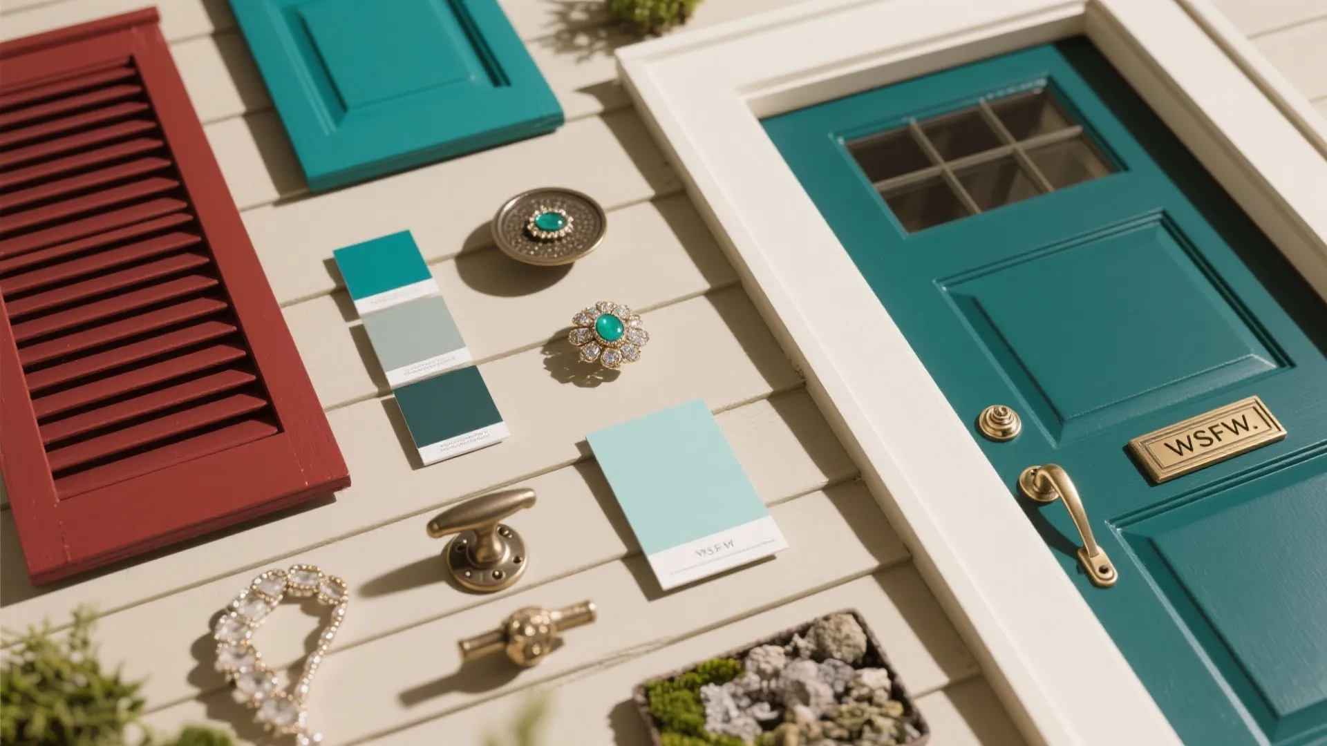 4. Pick accent colors like jewelry