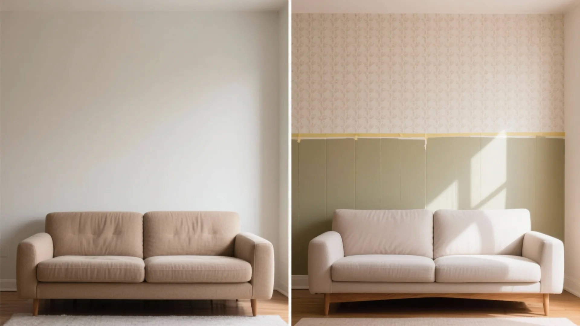 2) Peel-and-Stick (and Paint) for Big Personality