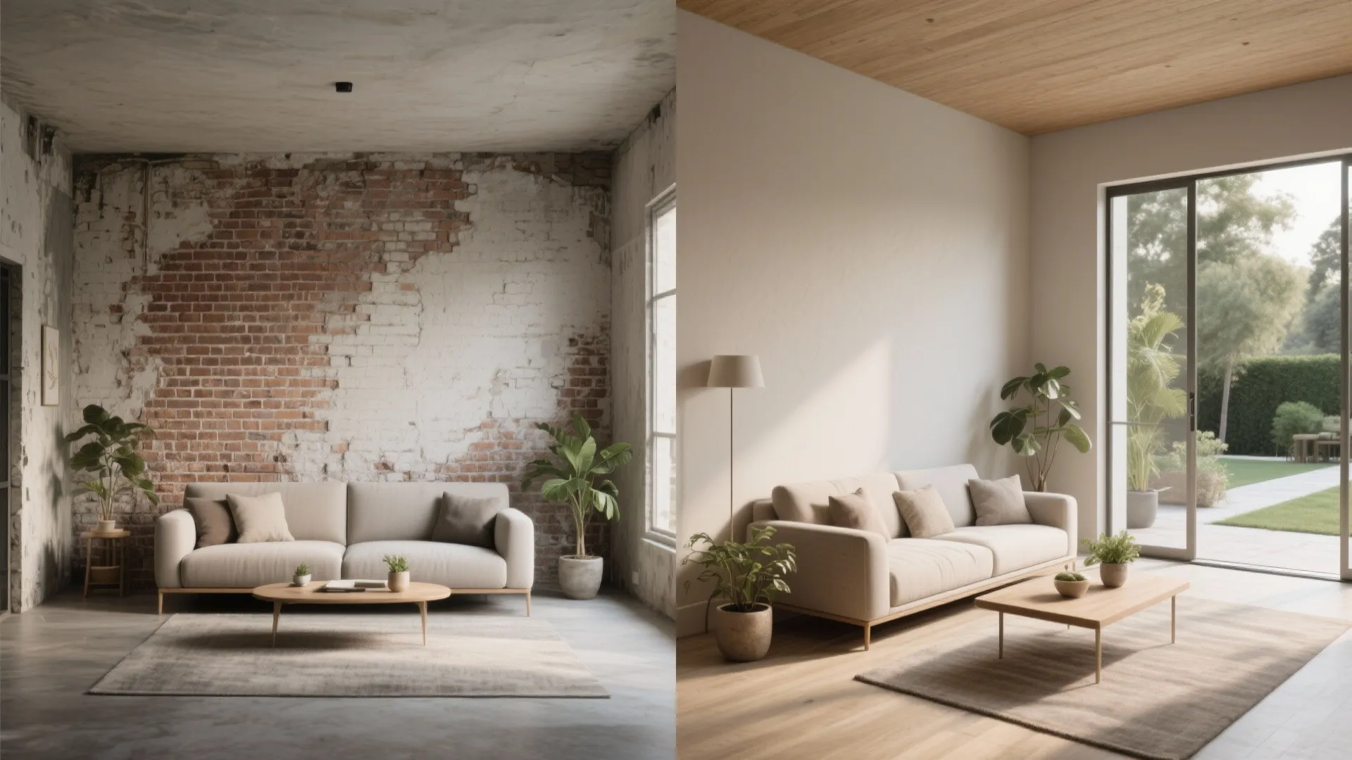 5. Use Accent Walls & Outdoor Continuity