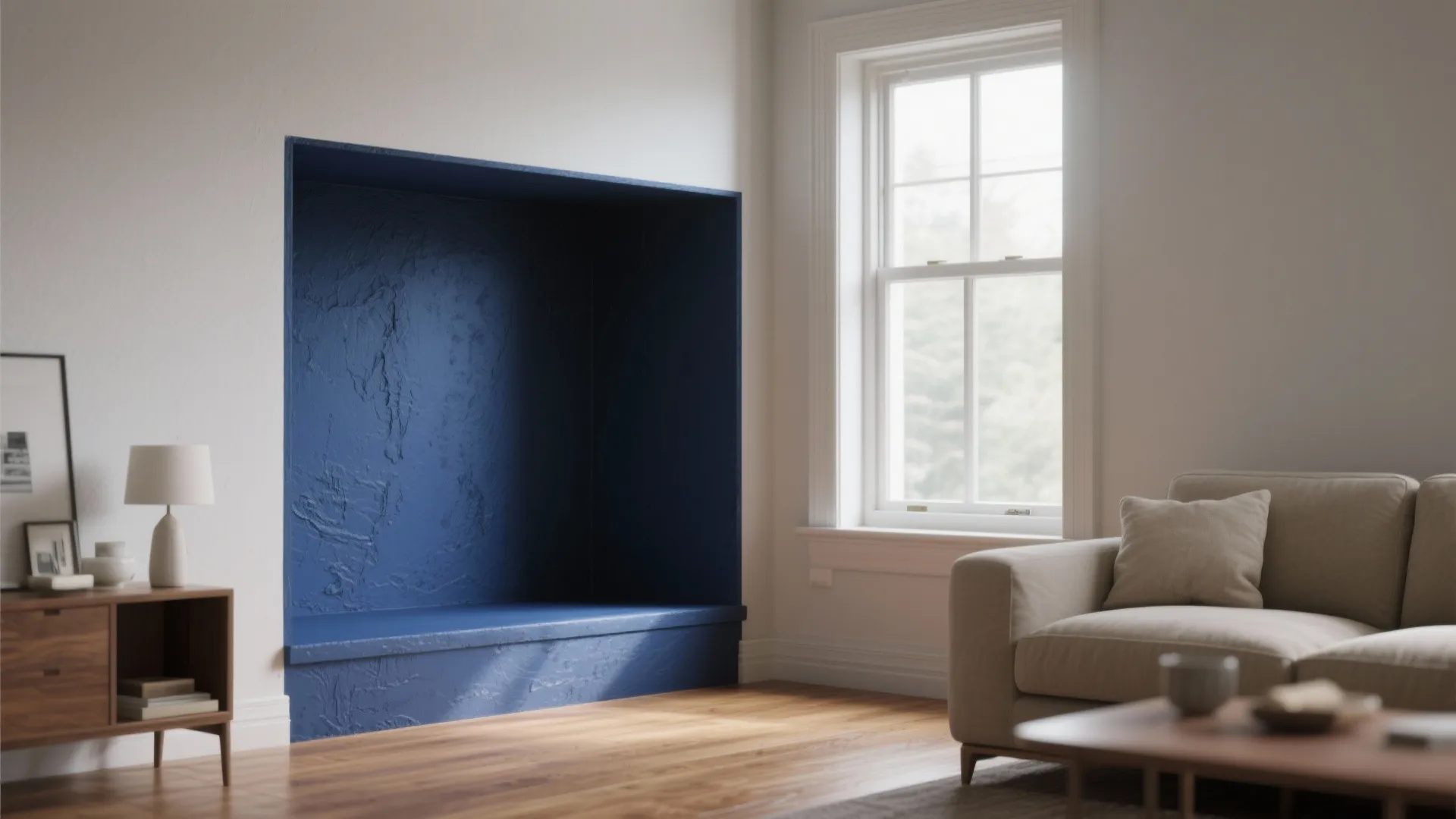 1. Accent corners instead of whole walls